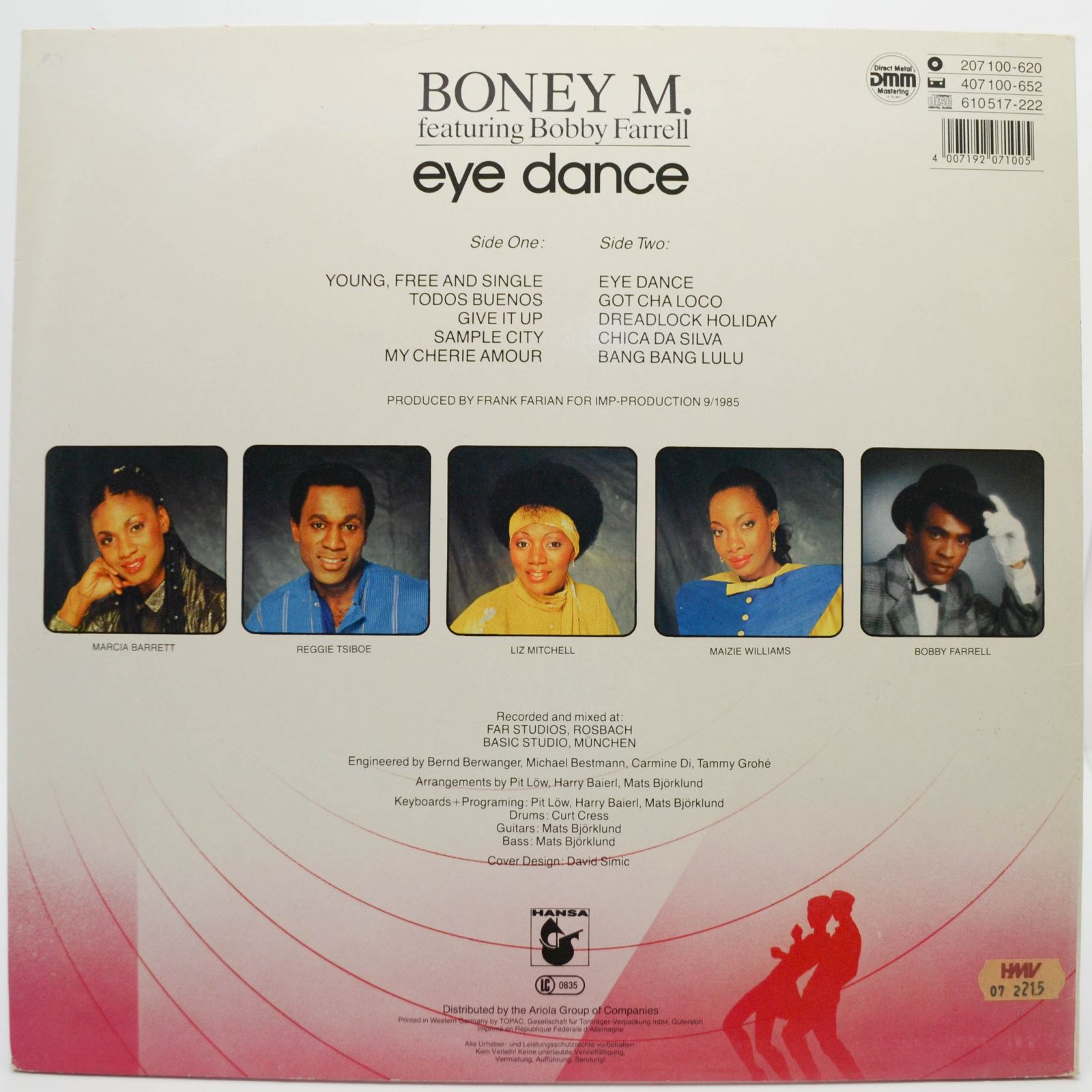 Boney M. — Eye Dance, 1985