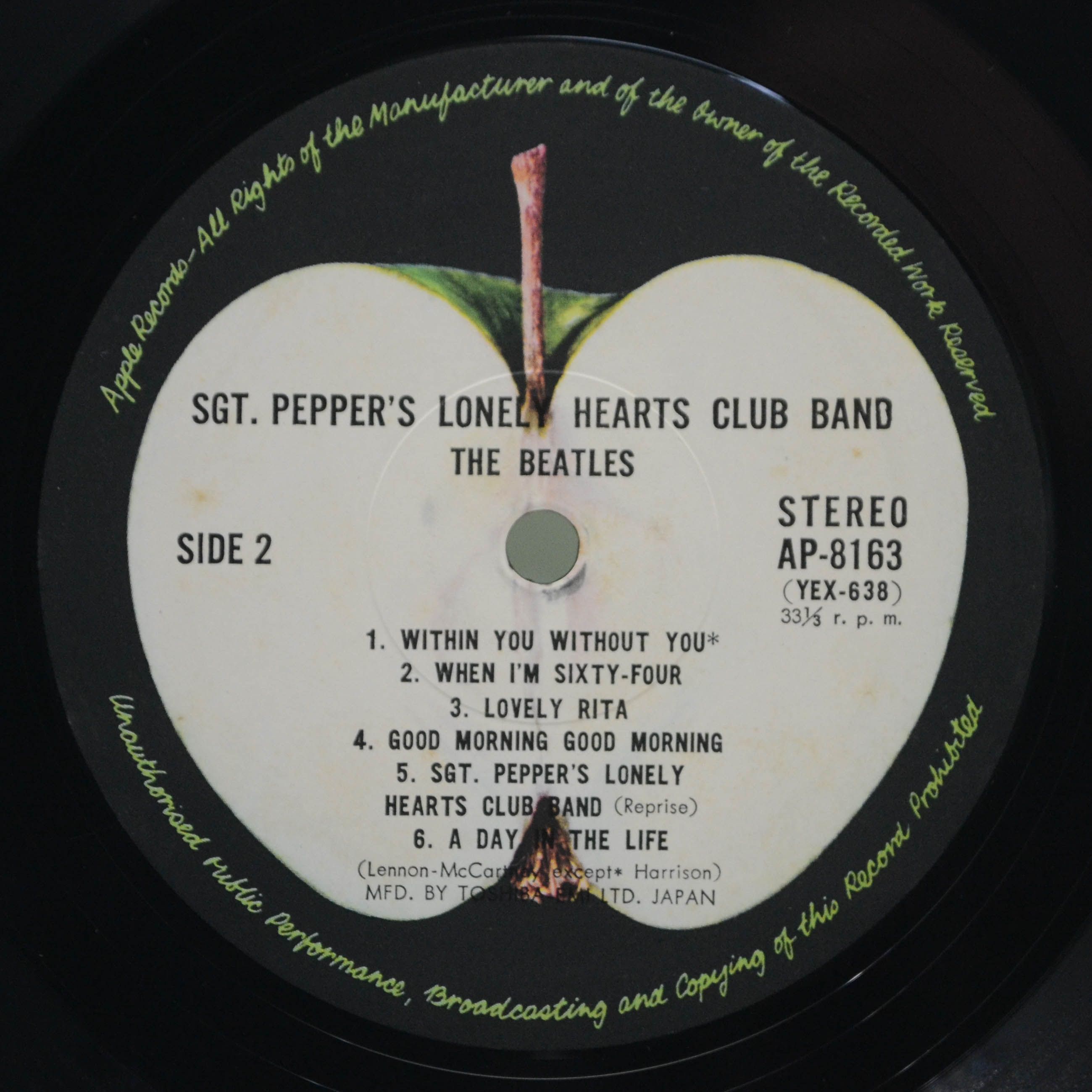 Beatles — Sgt. Pepper's Lonely Hearts Club Band, 1967