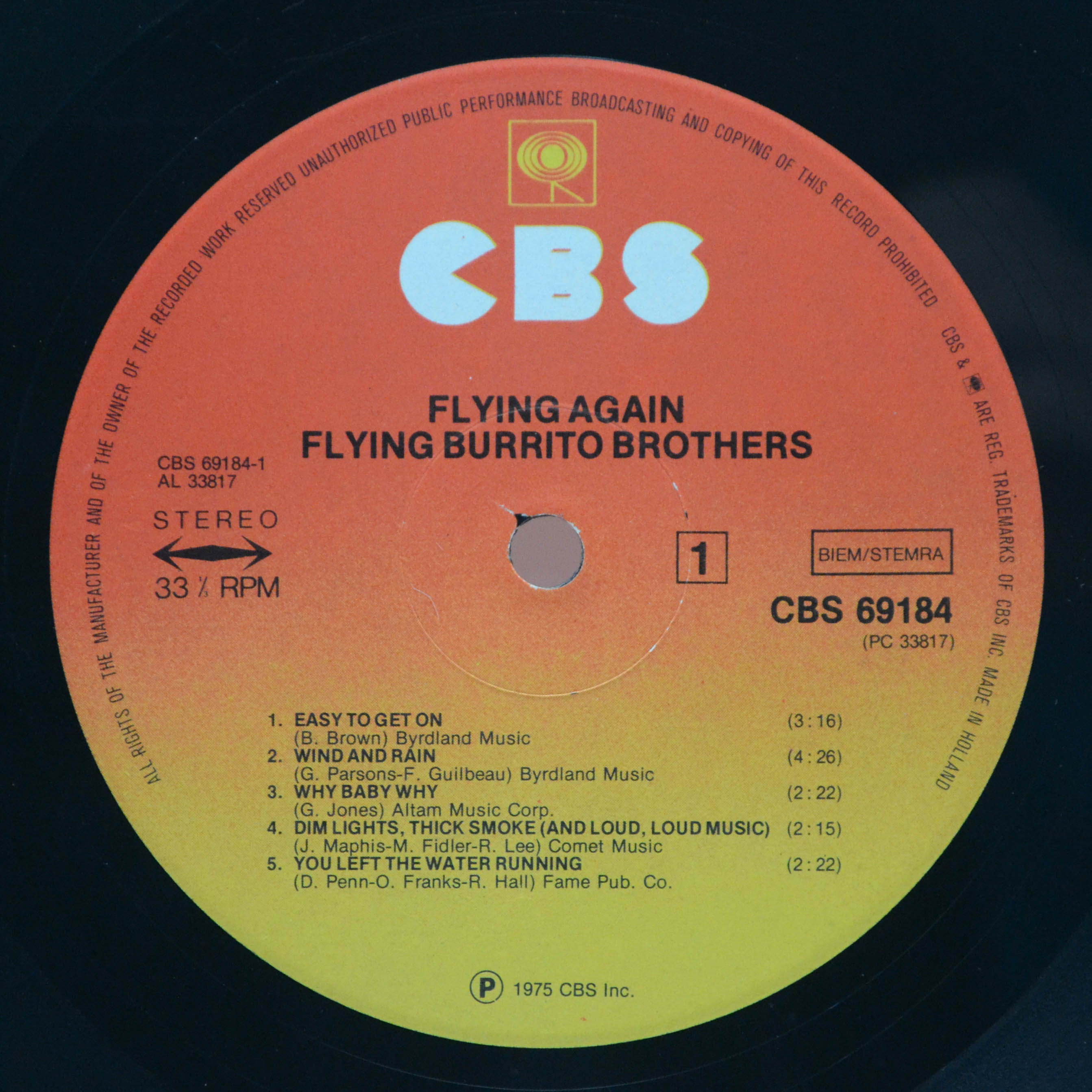 Flying Burrito Bros — Flying Again, 1975