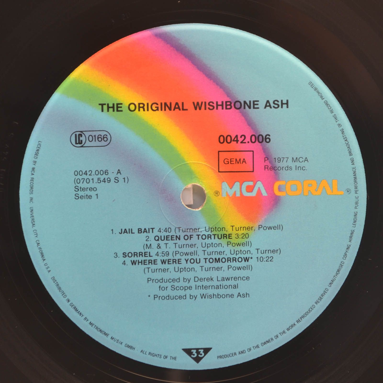 Wishbone Ash — The Original Wishbone Ash, 1977