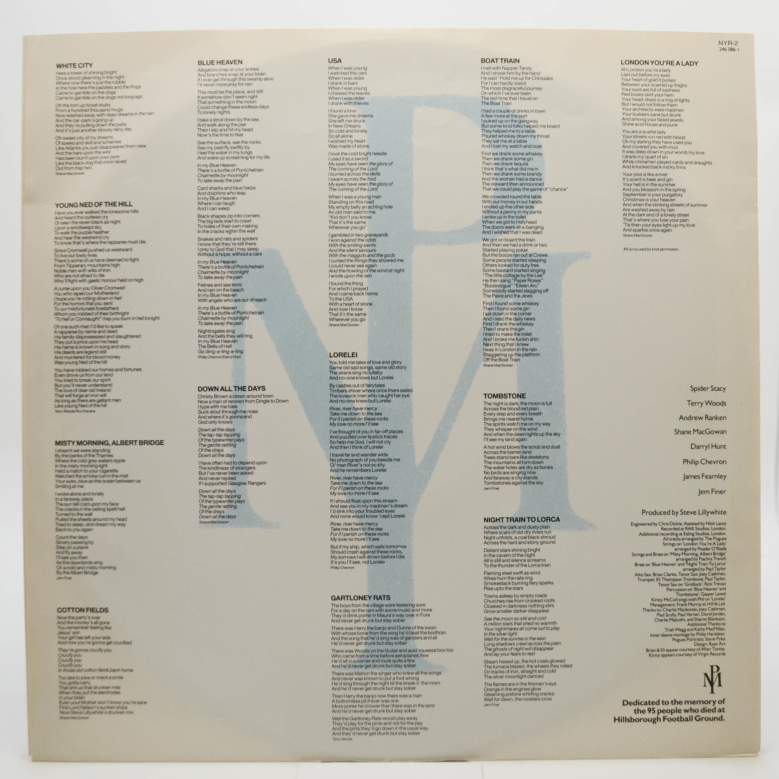 Pogues — Peace And Love, 1989