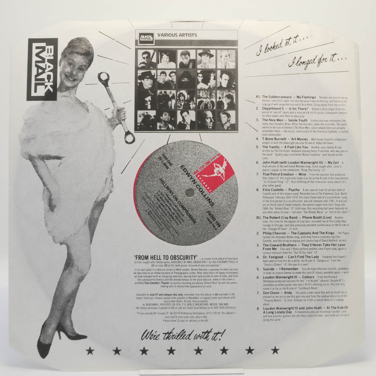 Edwyn Collins — Hellbent On Compromise (UK), 1990