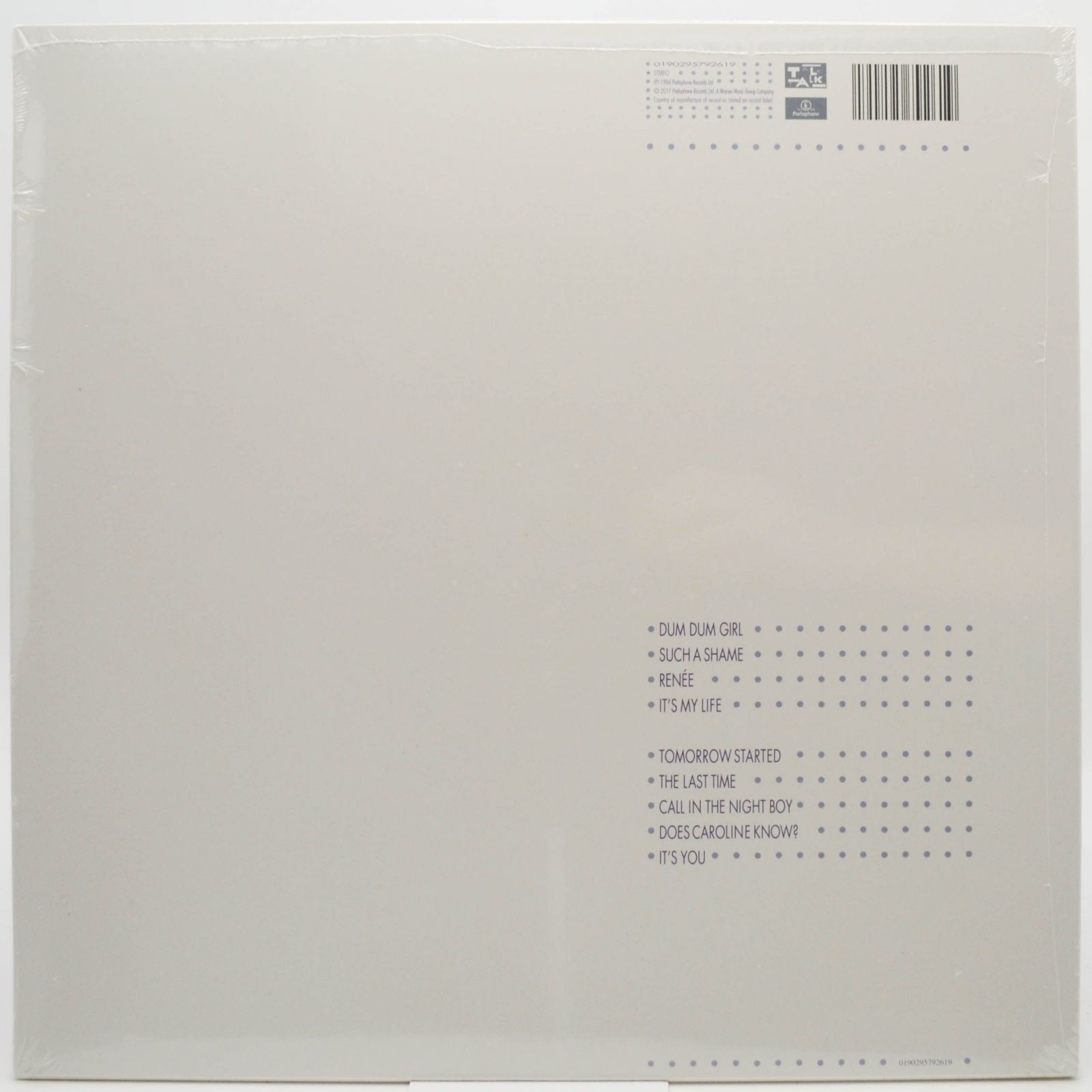 Talk Talk — It's My Life, 1983