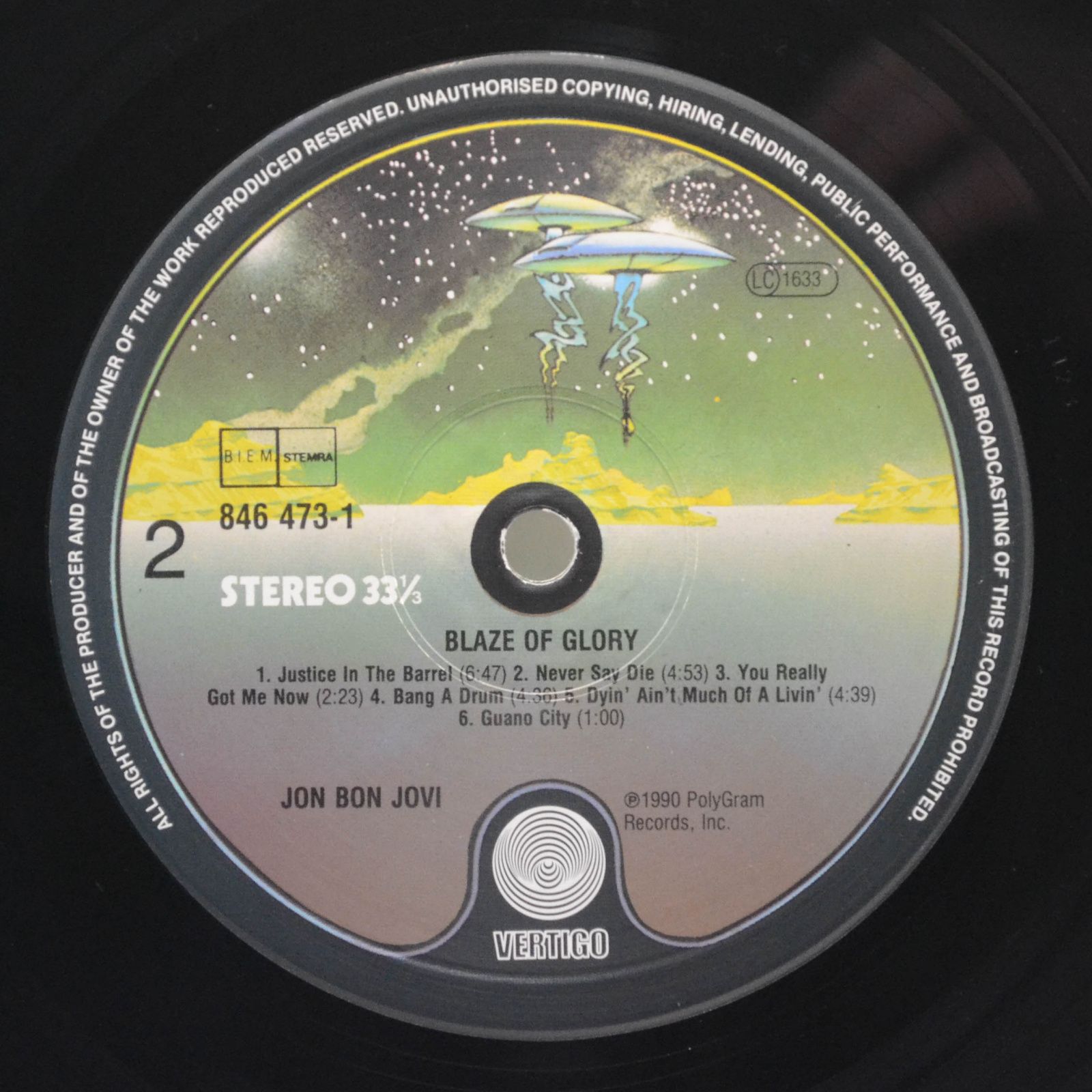 Jon Bon Jovi — Blaze Of Glory, 1990