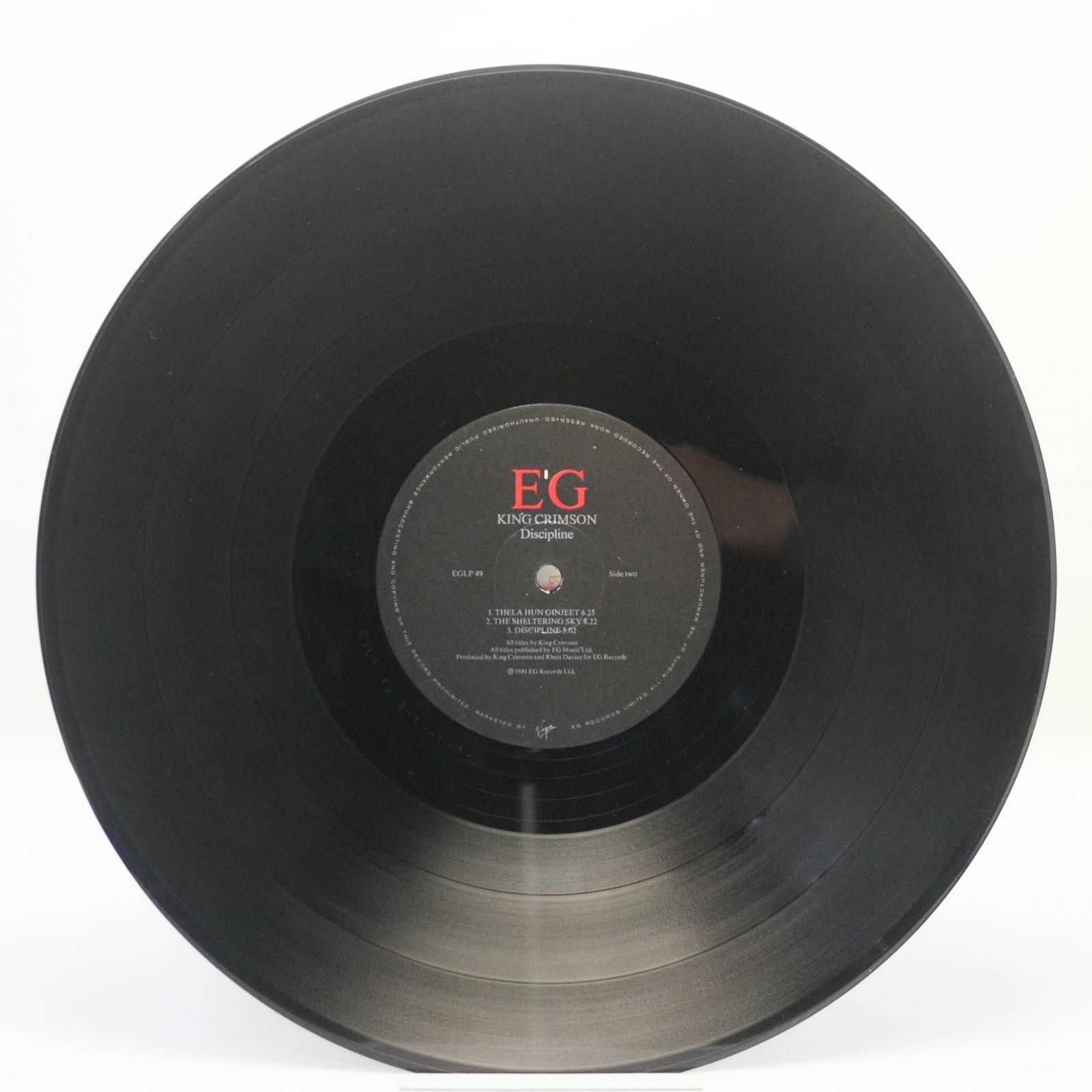 King Crimson — Discipline (UK), 1981