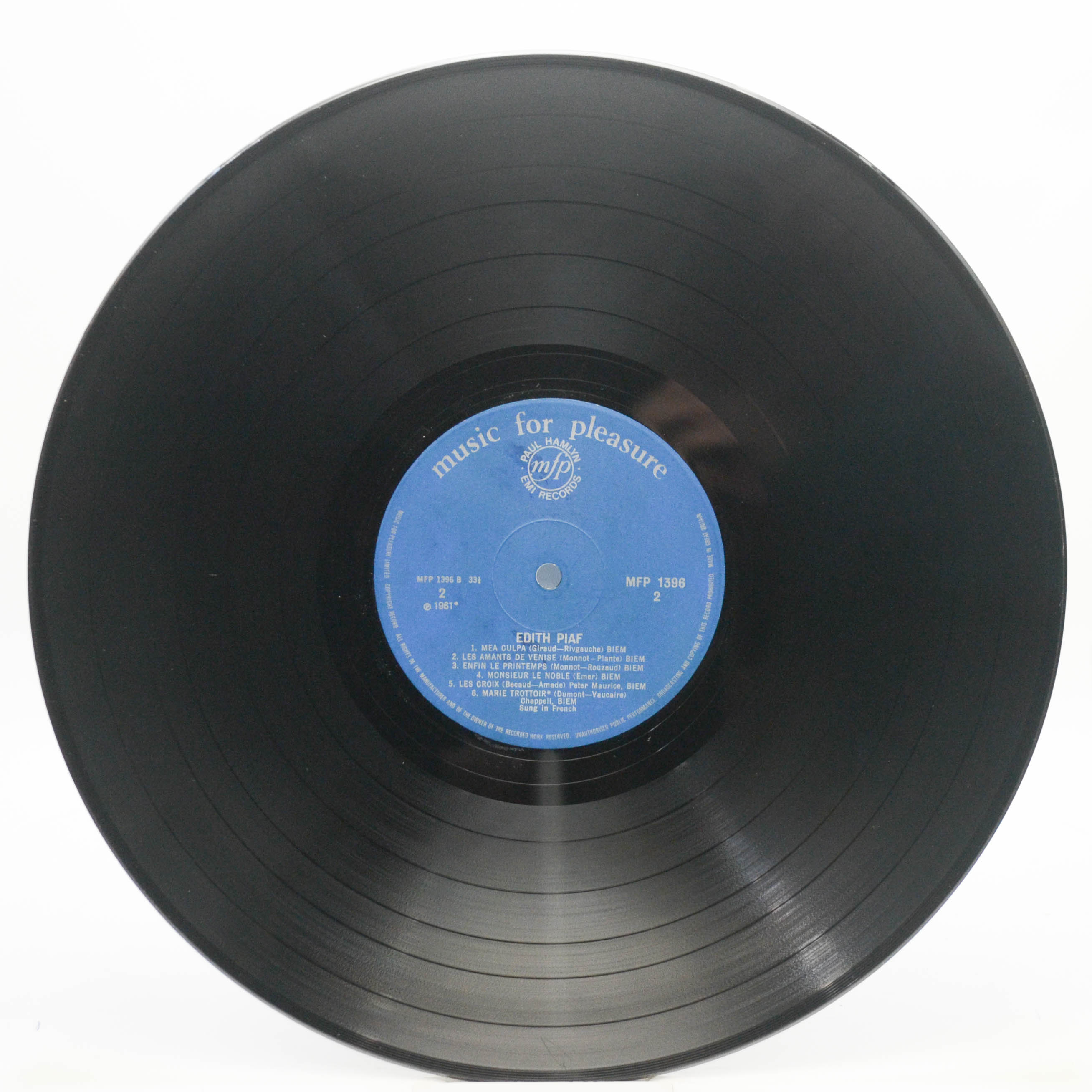 Edith Piaf — Edith Piaf (UK), 1972