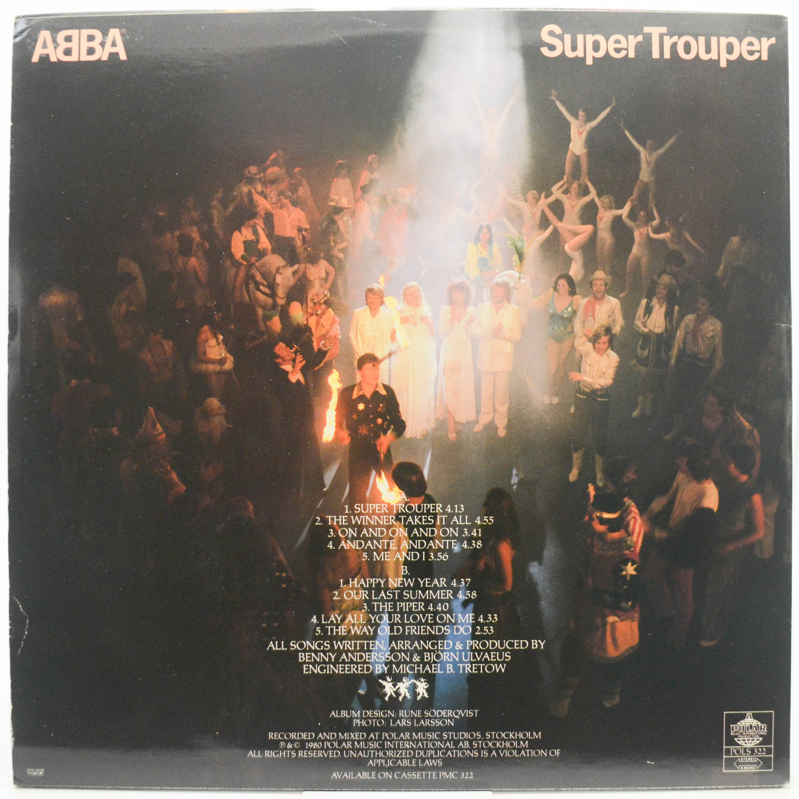 ABBA — Super Trouper (1-st, Sweden), 1980