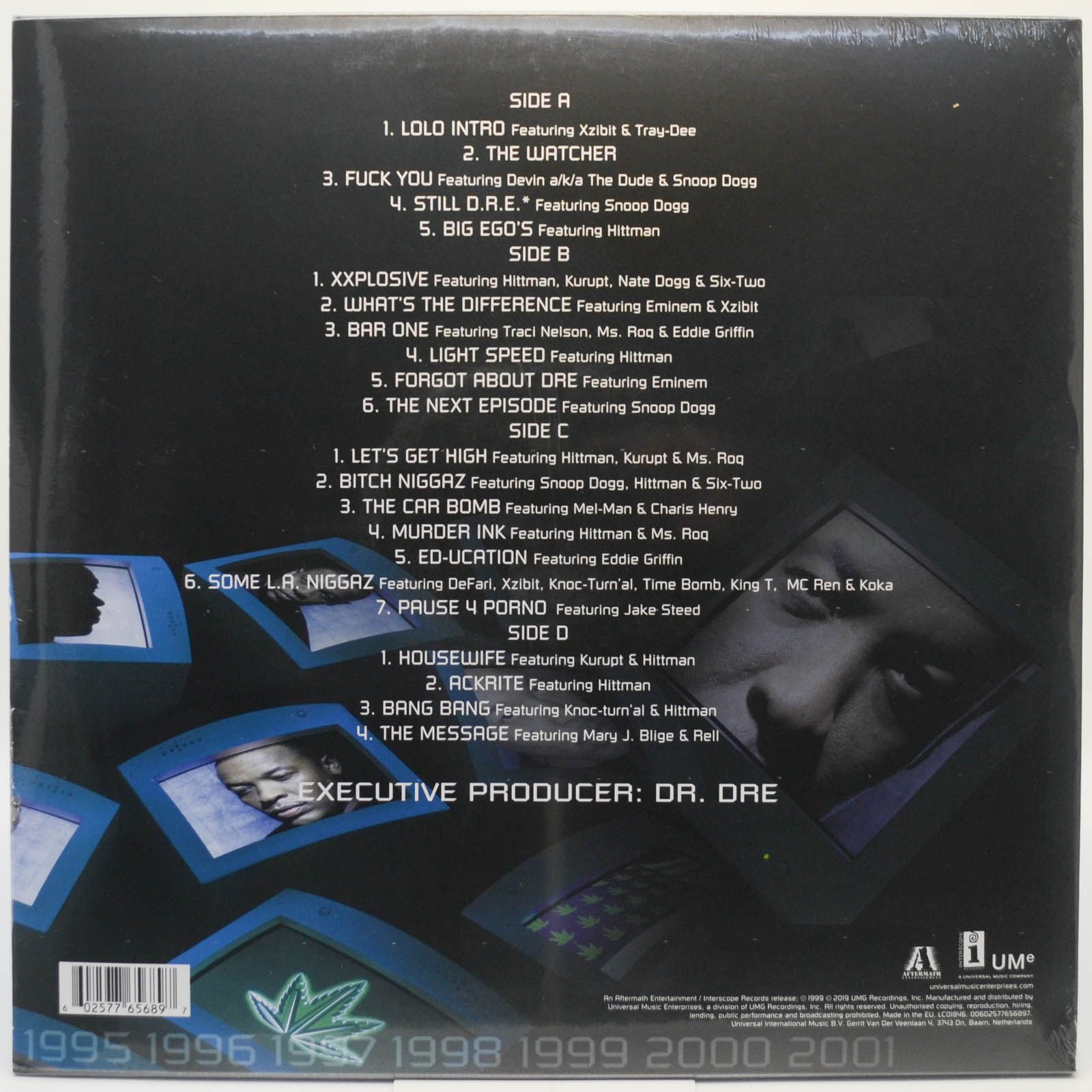 Dr. Dre — 2001 (2LP), 1999