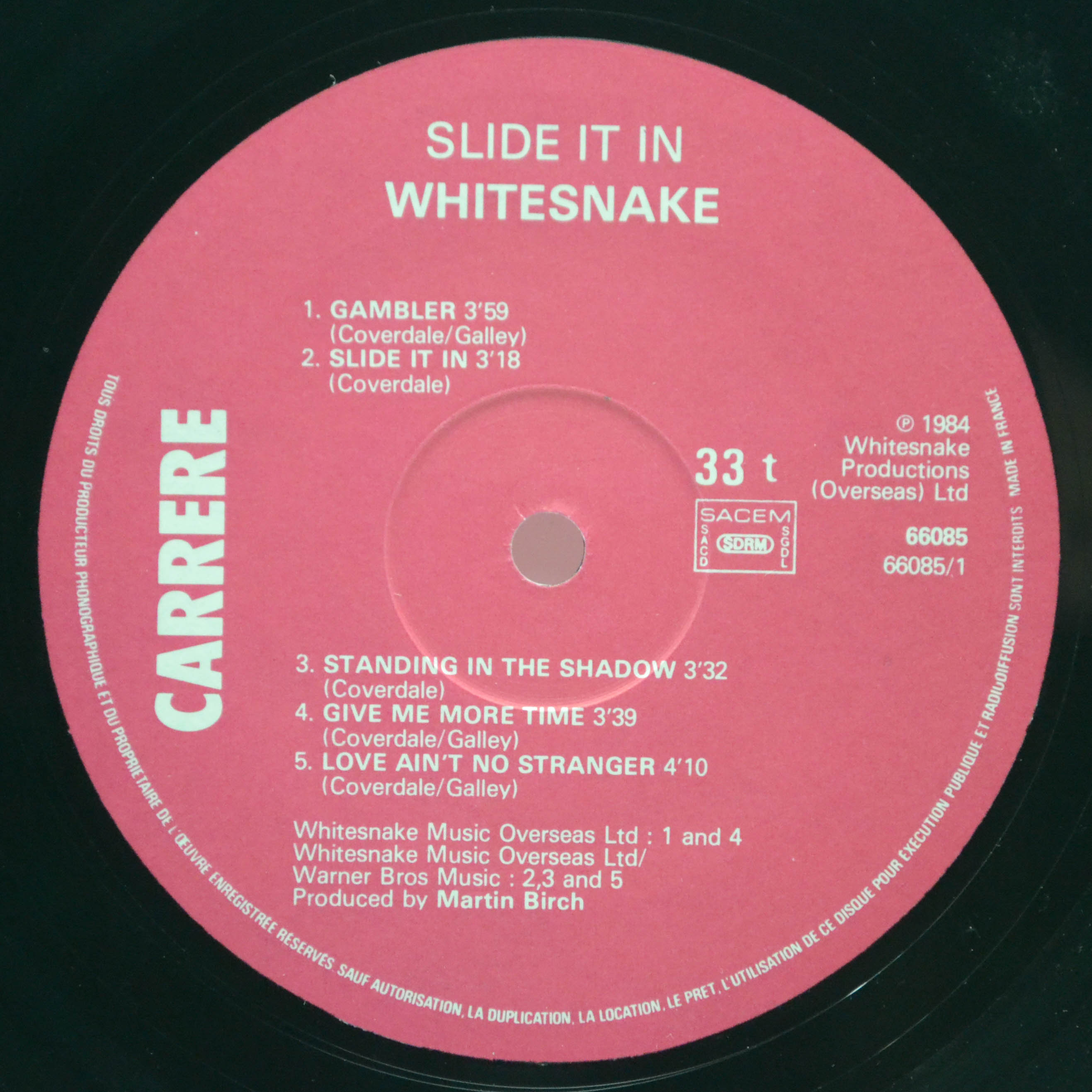 Whitesnake — Slide It In, 1984
