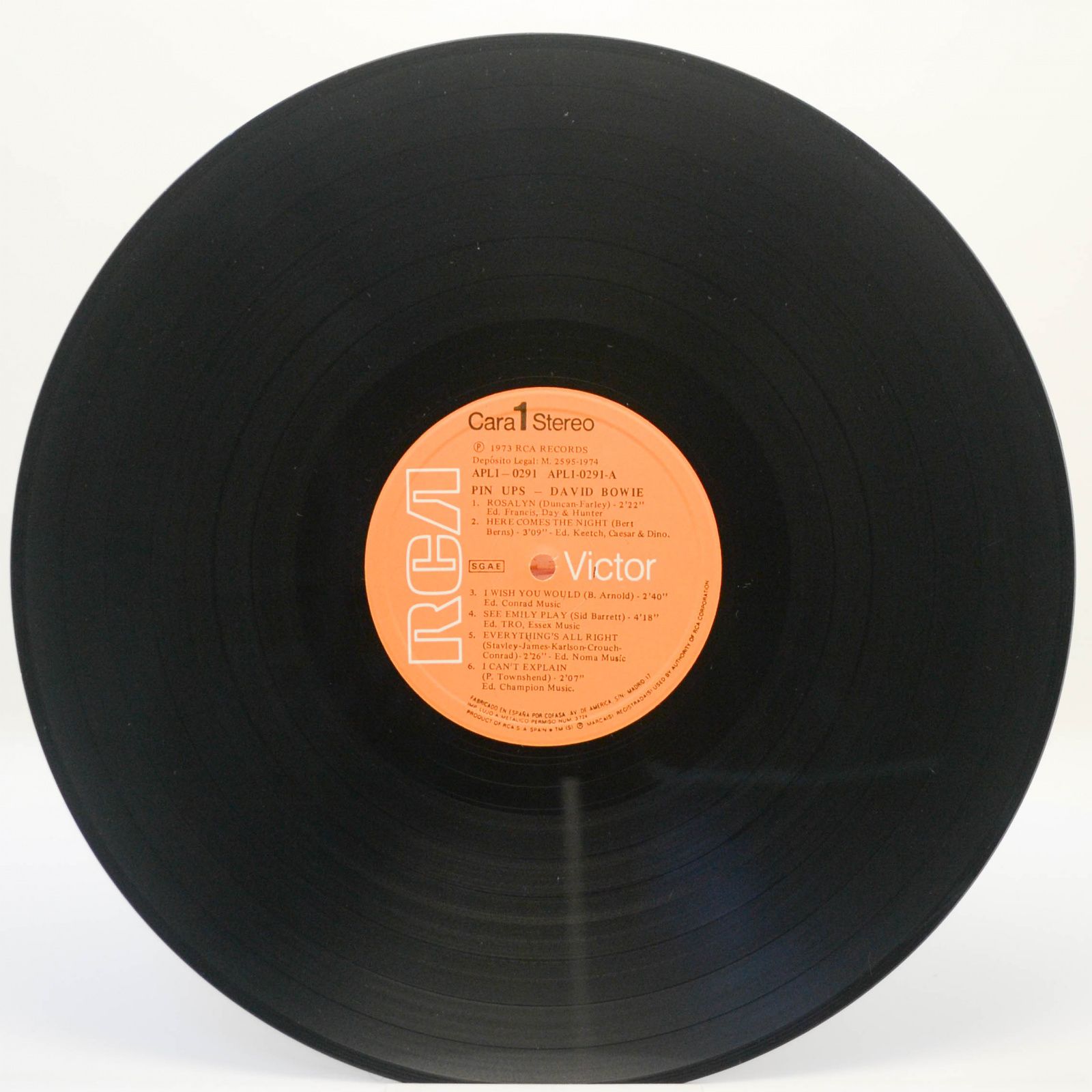 David Bowie — Pinups, 1973