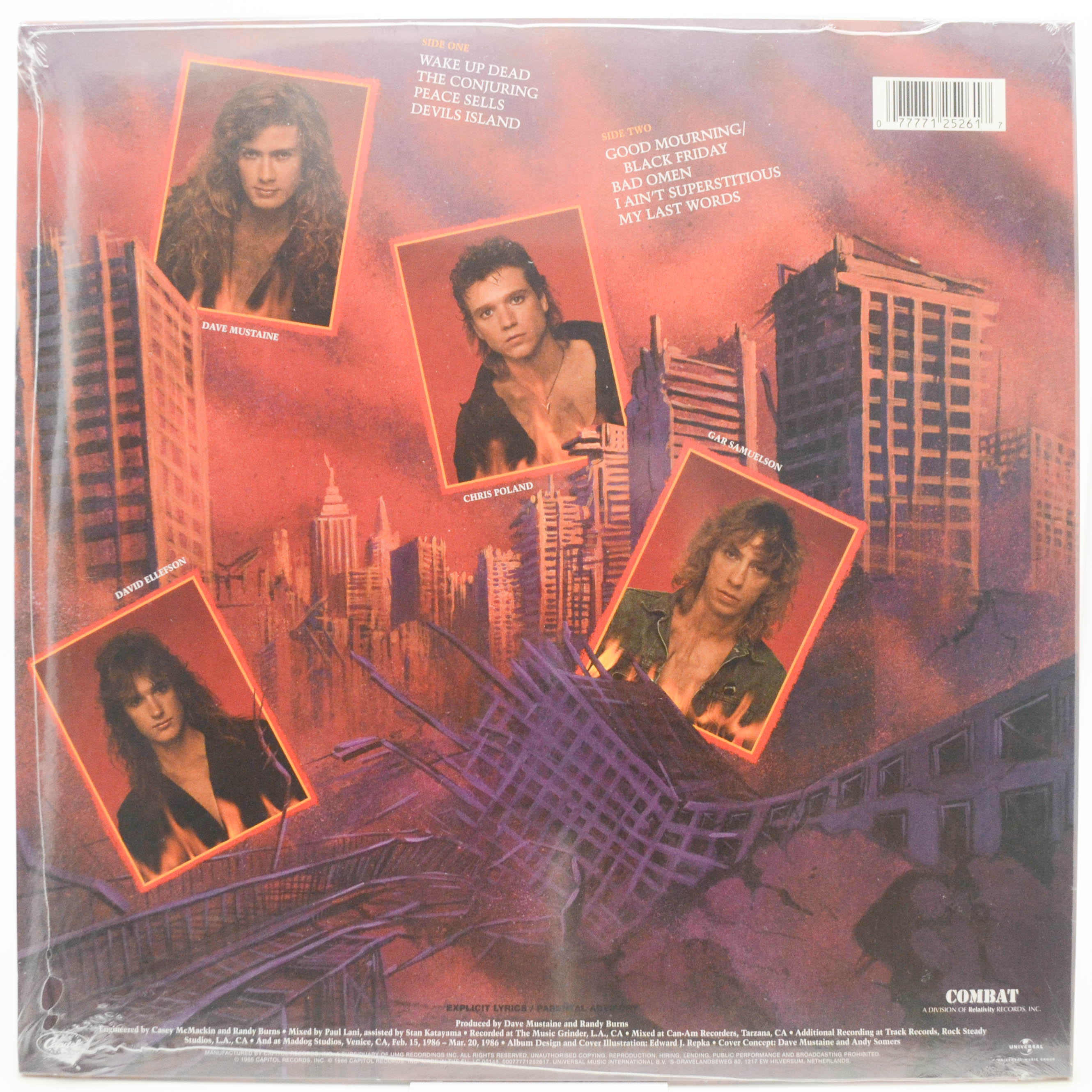 Megadeth — Peace Sells... But Who's Buying?, 1986