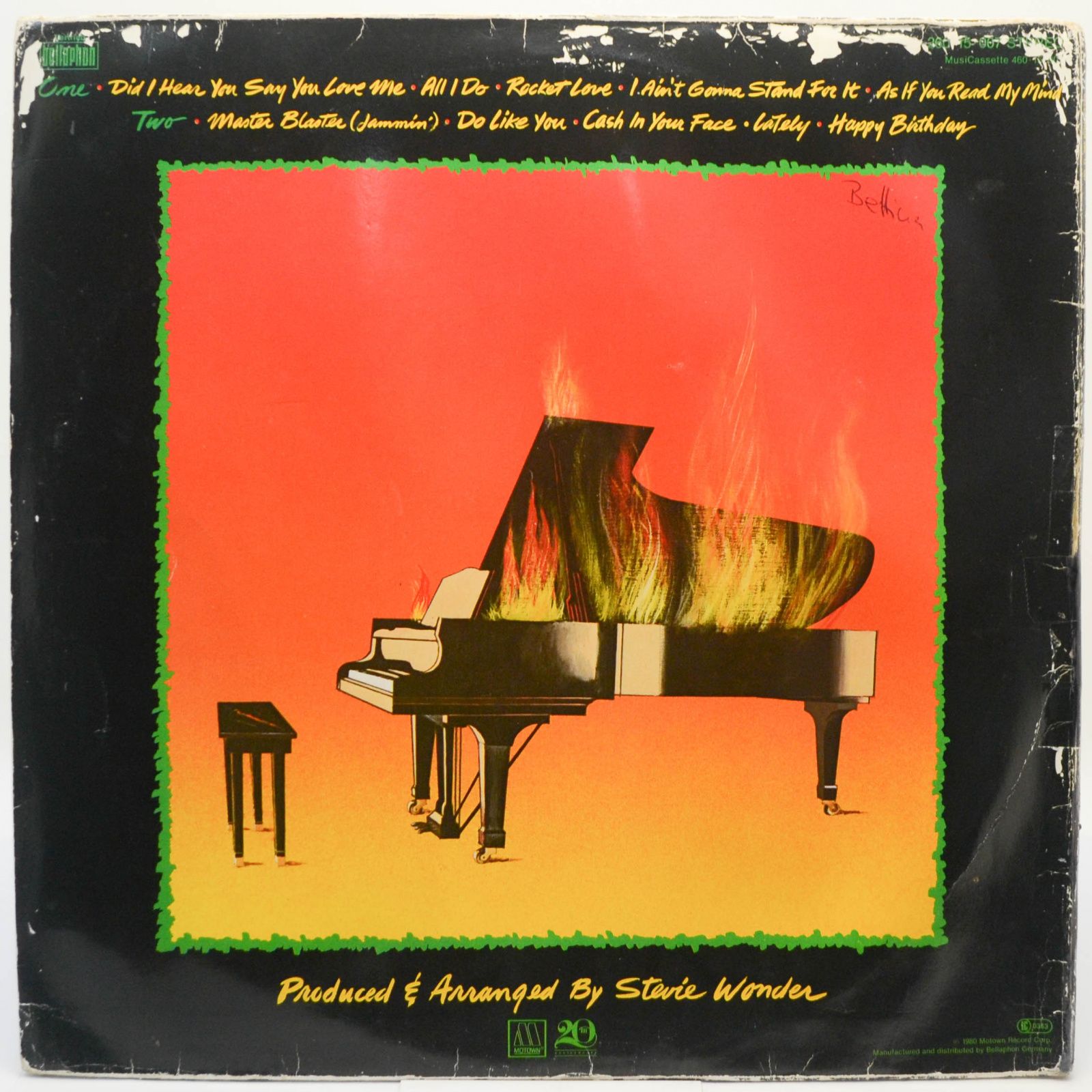 Stevie Wonder — Hotter Than July, 1980