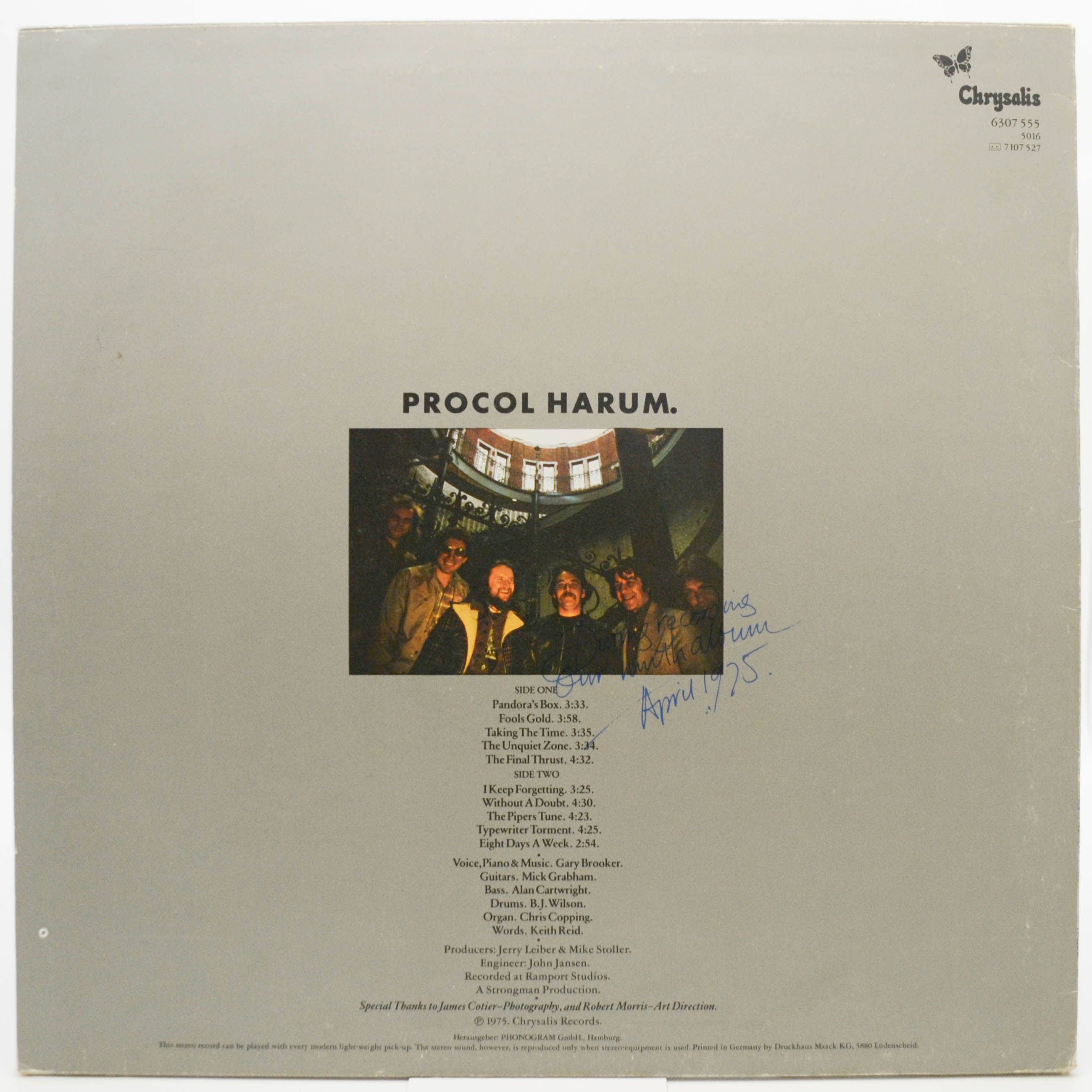 Procol Harum — Procol's Ninth, 1975