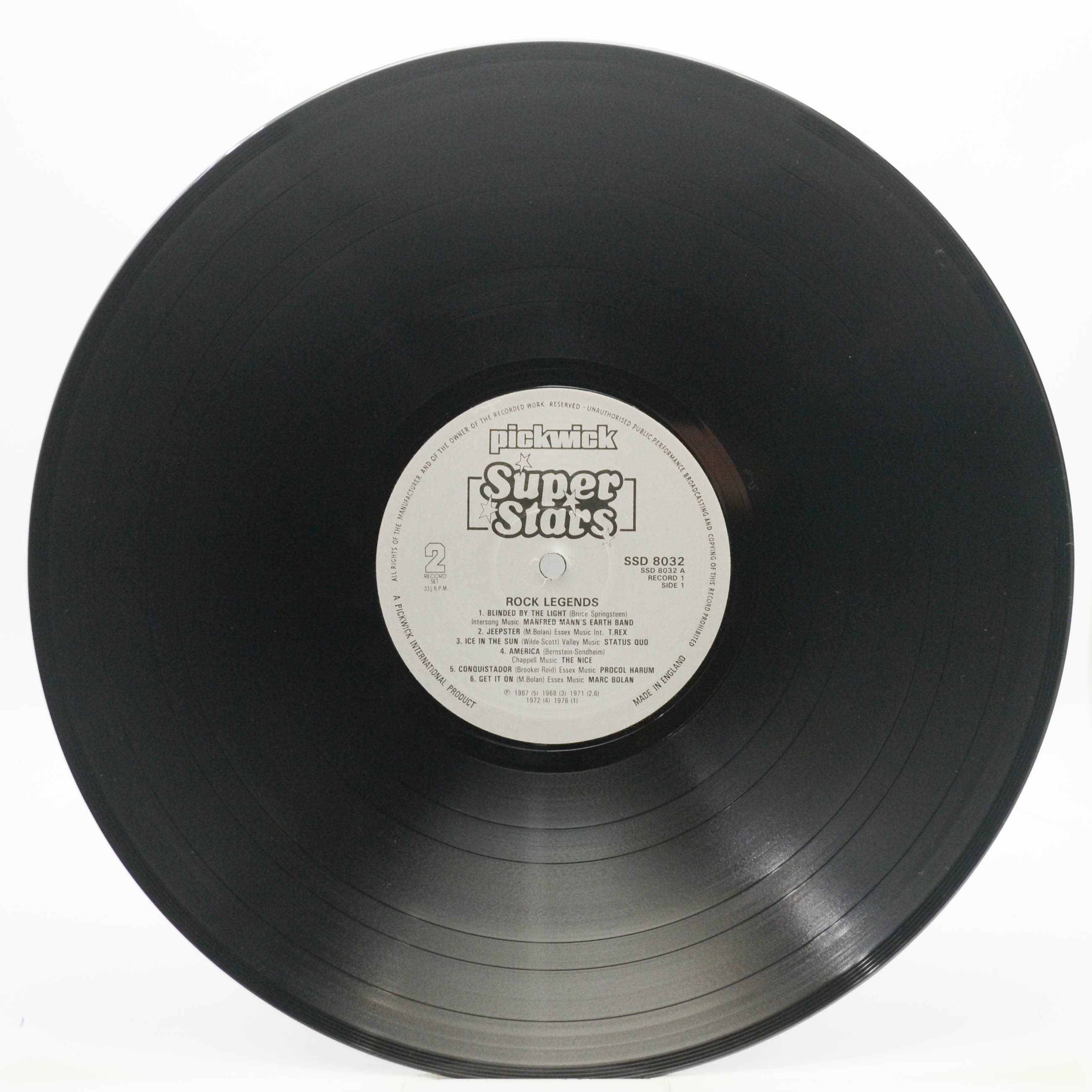 Various — Rock Legends (2LP), 1980