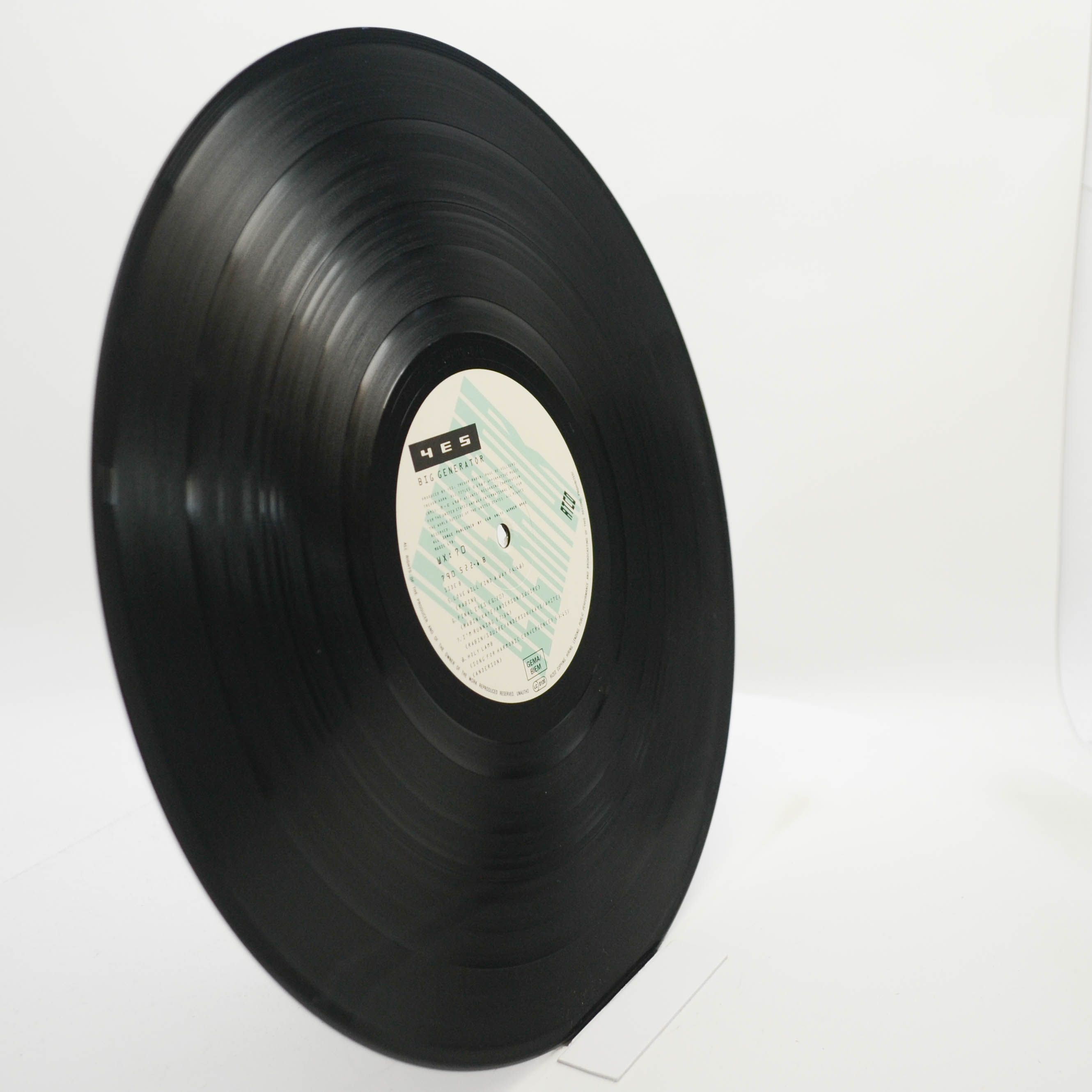 Yes — Big Generator, 1987