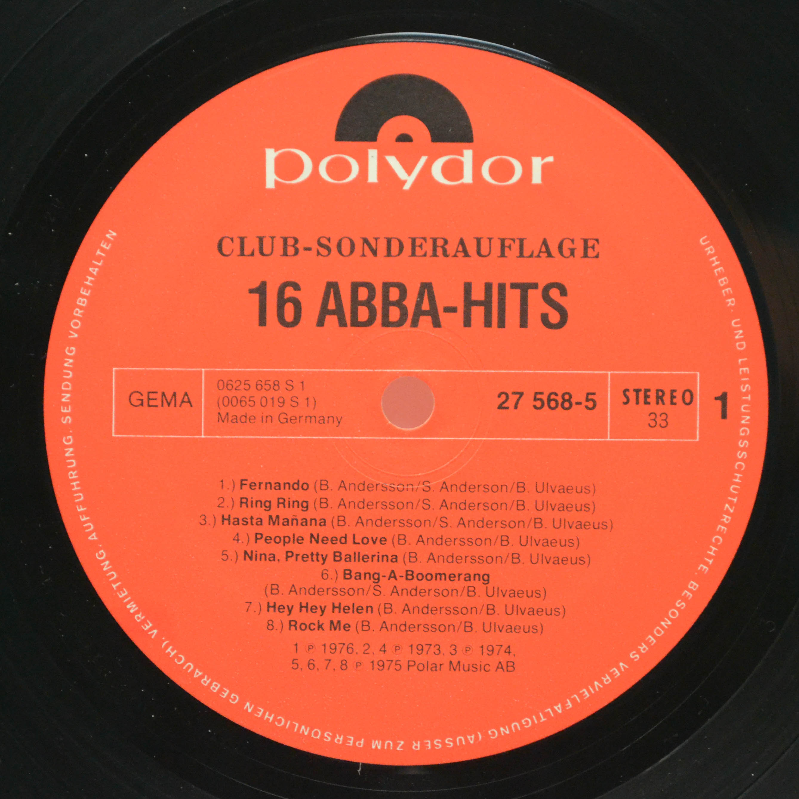 ABBA — 16 ABBA Hits, 1976