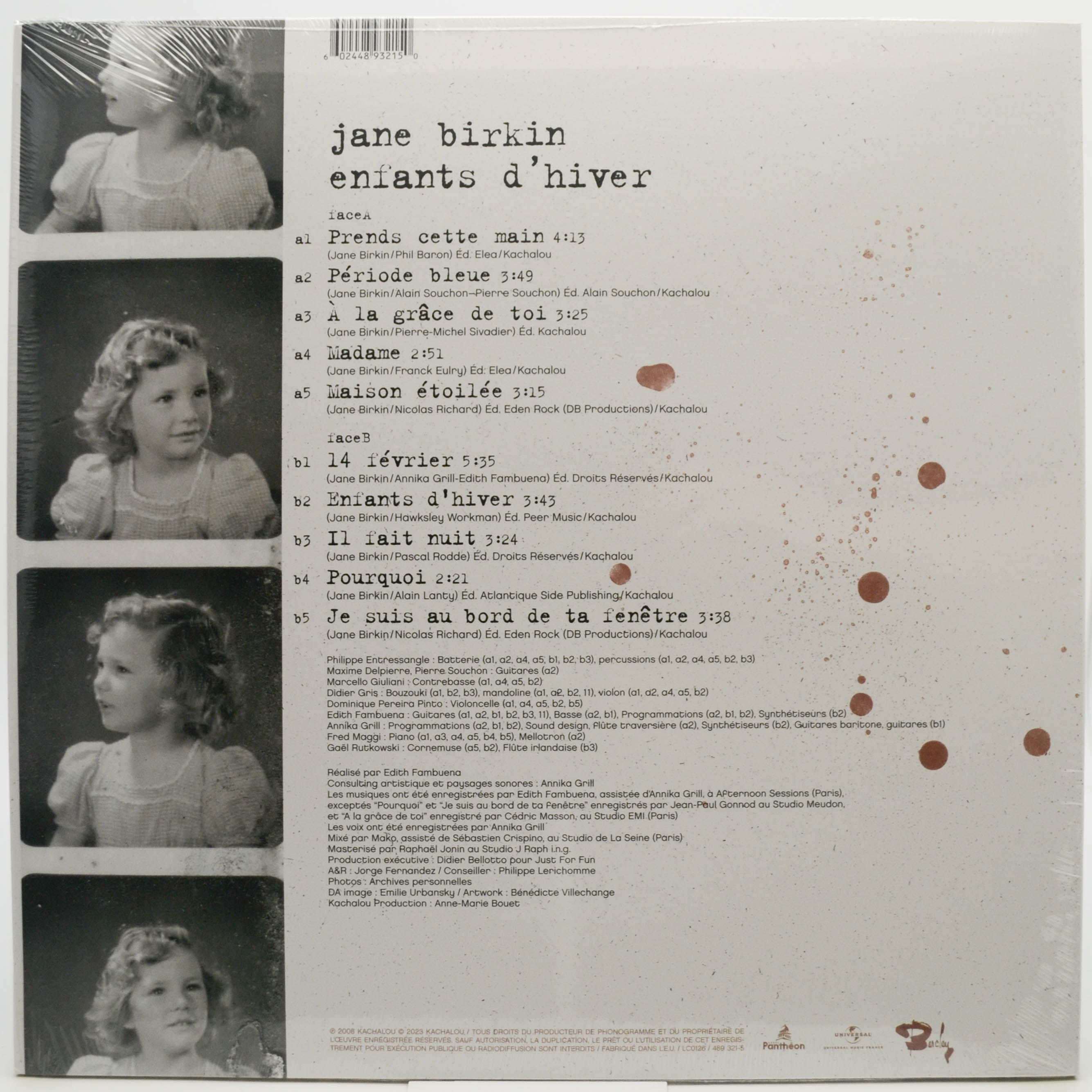 Jane Birkin — Enfants D'hiver, 2008