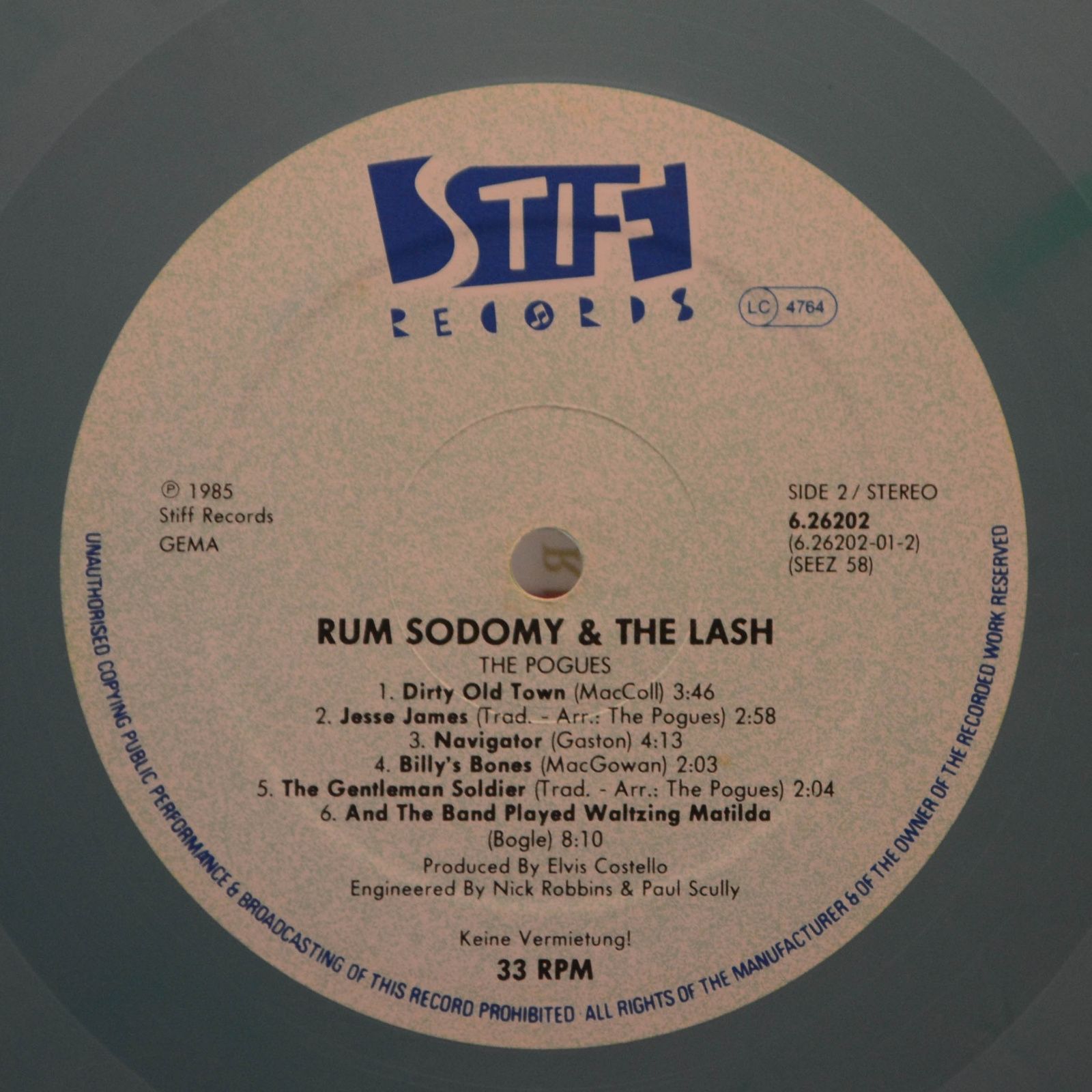 Pogues — Rum Sodomy & The Lash, 1985