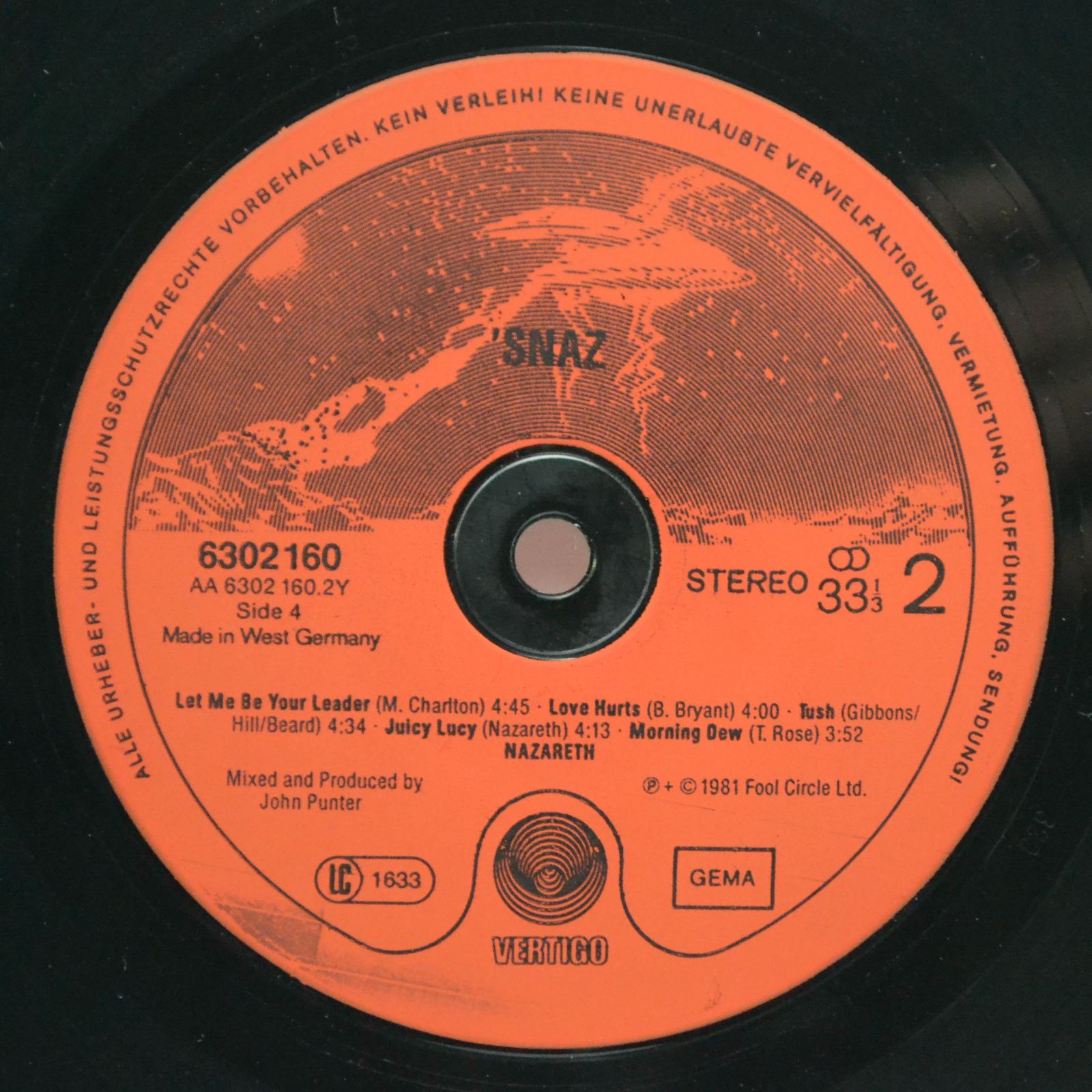 Nazareth — 'Snaz (2LP), 1981