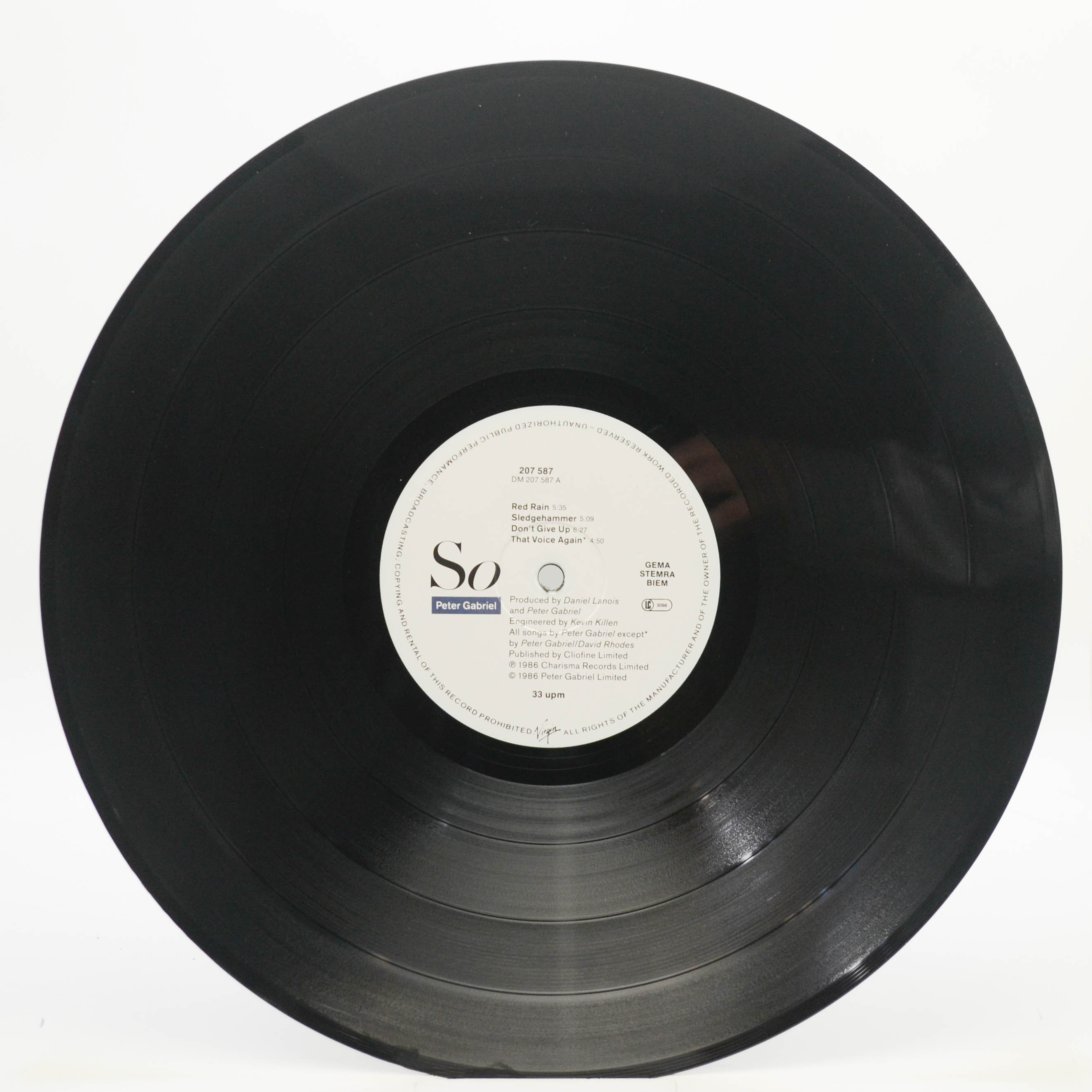 Peter Gabriel — So, 1986