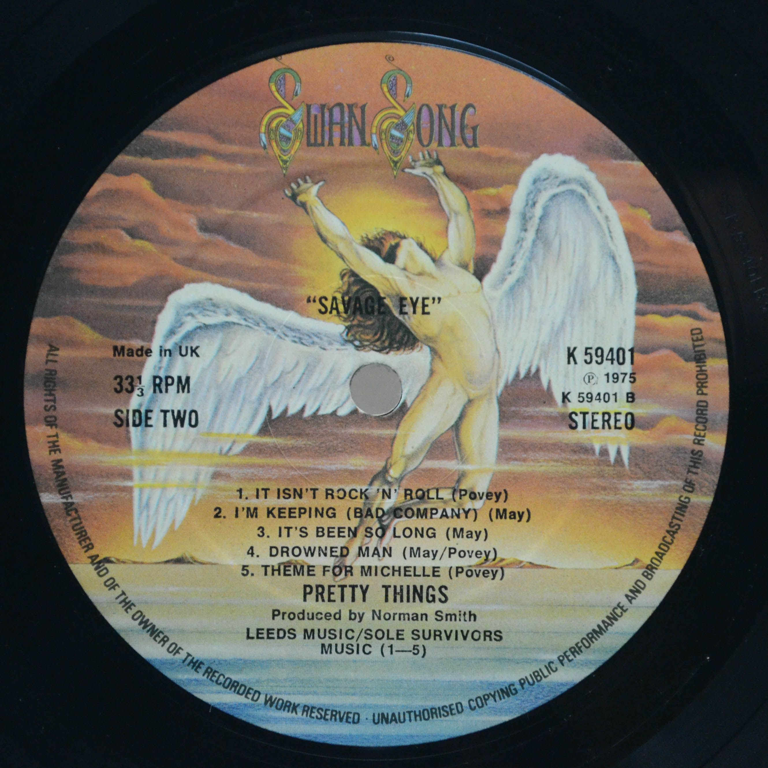 Pretty Things — Savage Eye (1-st, UK), 1975