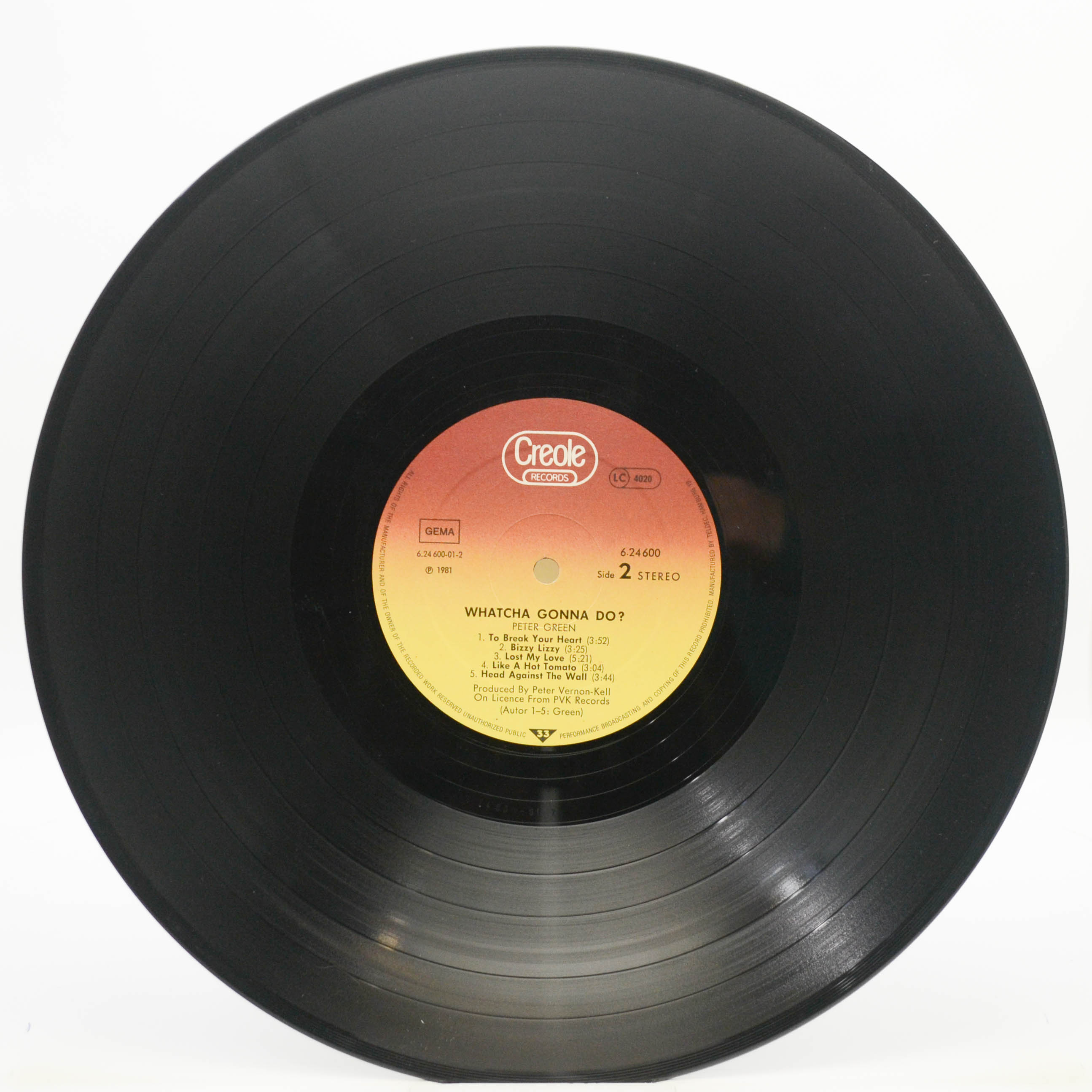 Peter Green — Whatcha Gonna Do?, 1981