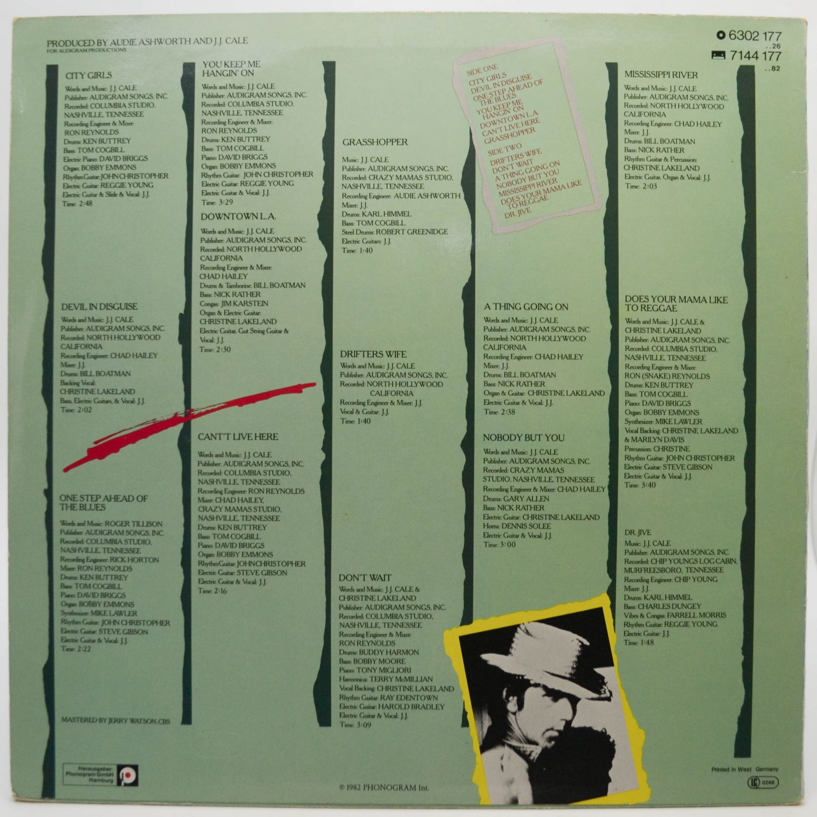 J.J. Cale — Grasshopper, 1982