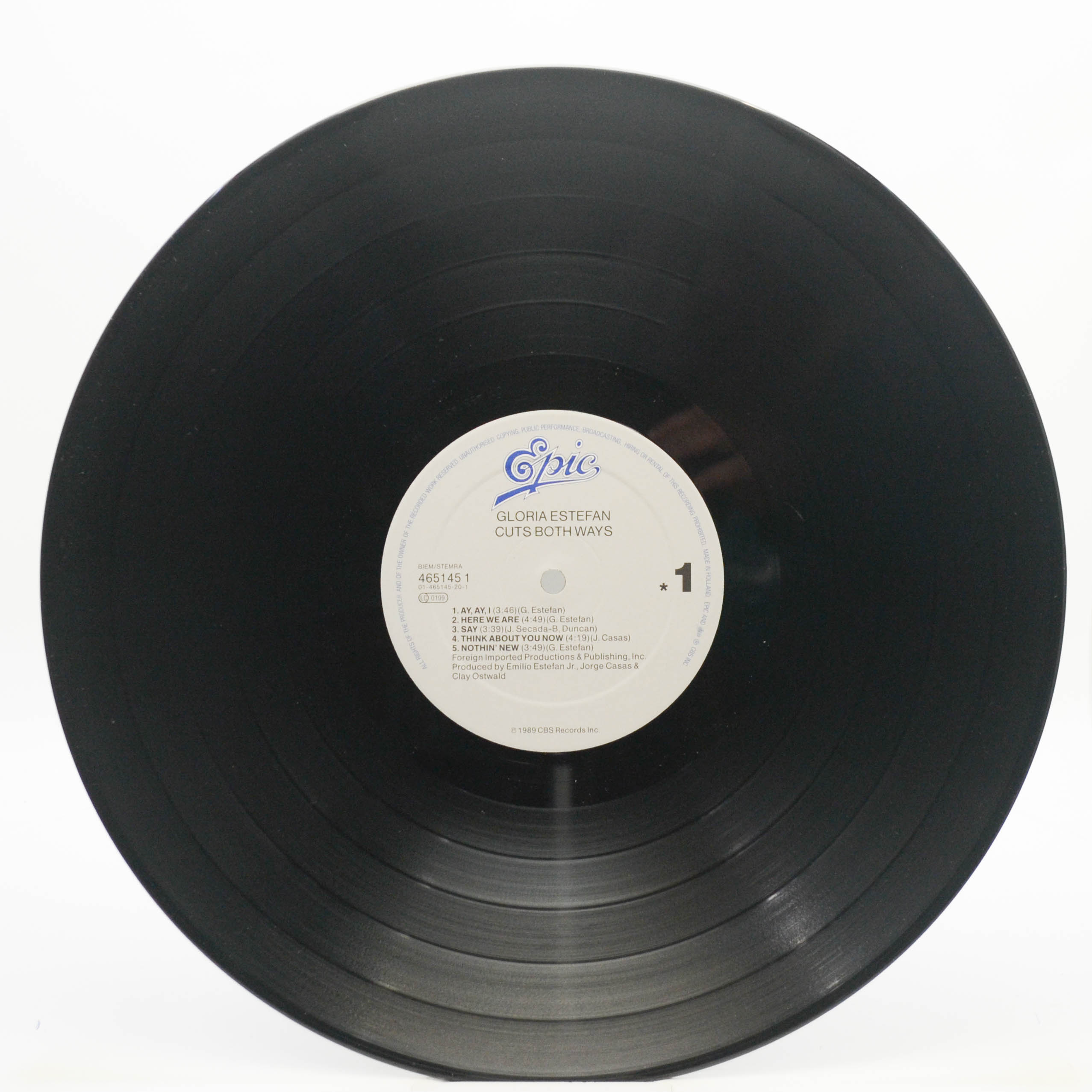 Gloria Estefan — Cuts Both Ways, 1989