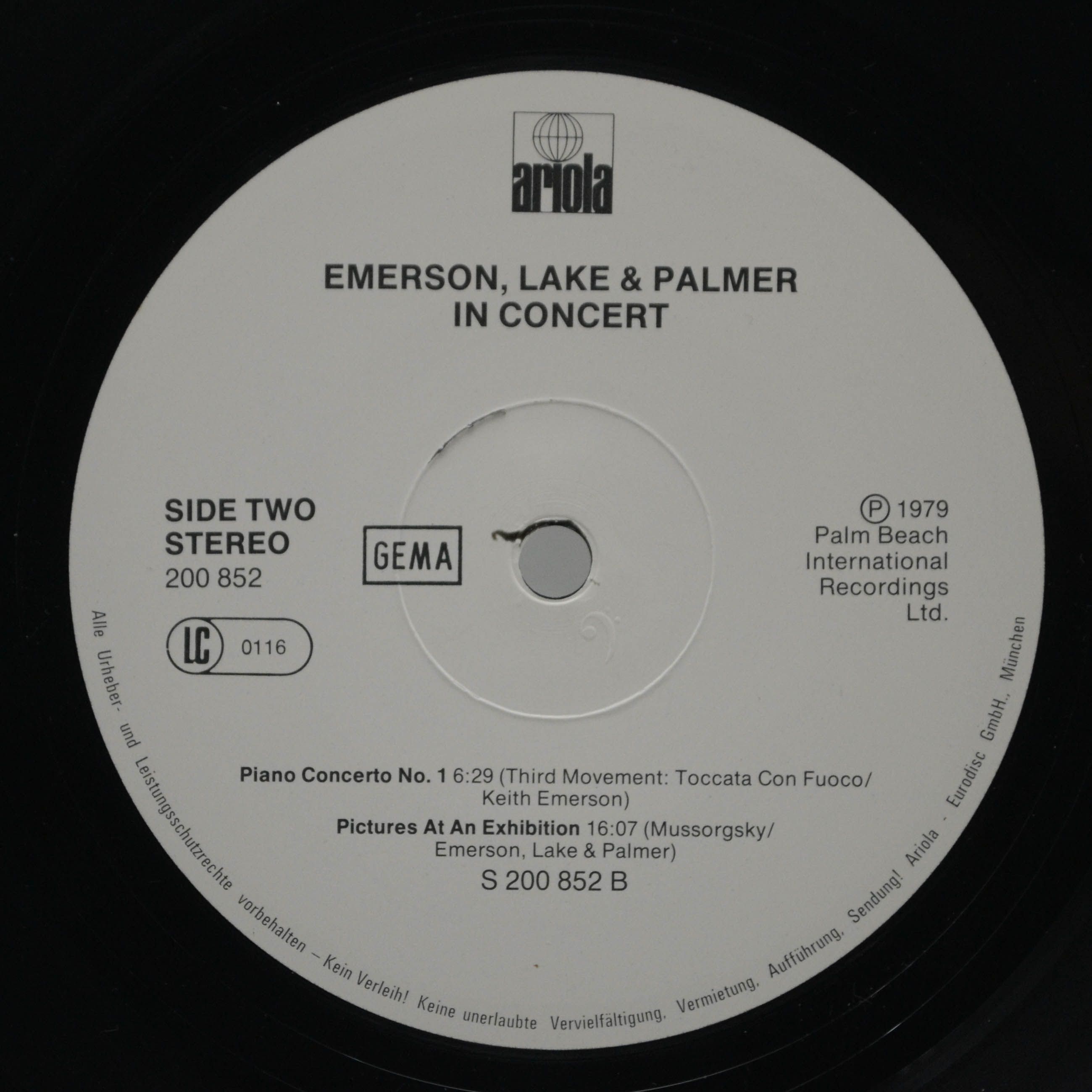 Emerson, Lake & Palmer — In Concert, 1979