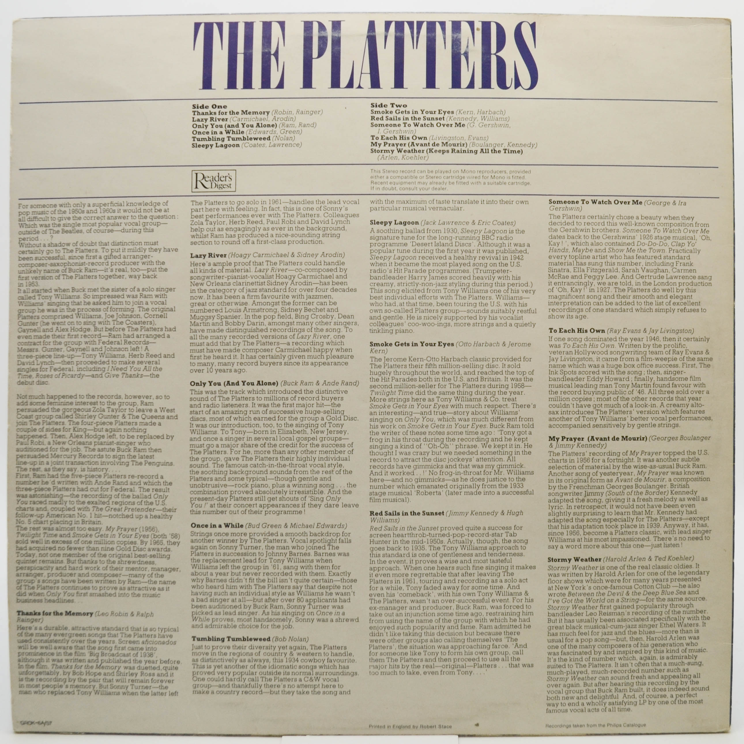 Platters — The Platters, 1976