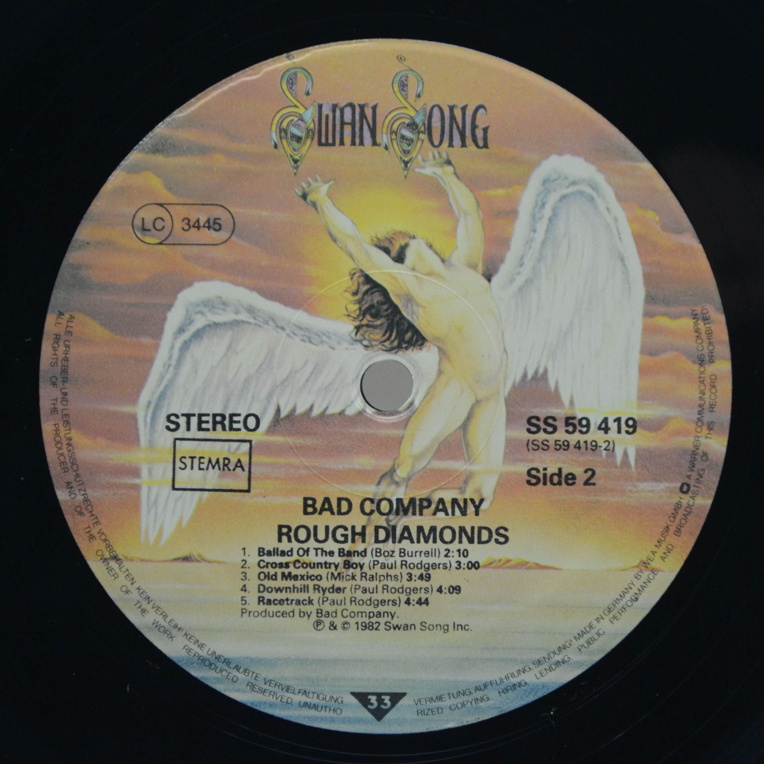 Bad Company — Rough Diamonds, 1982