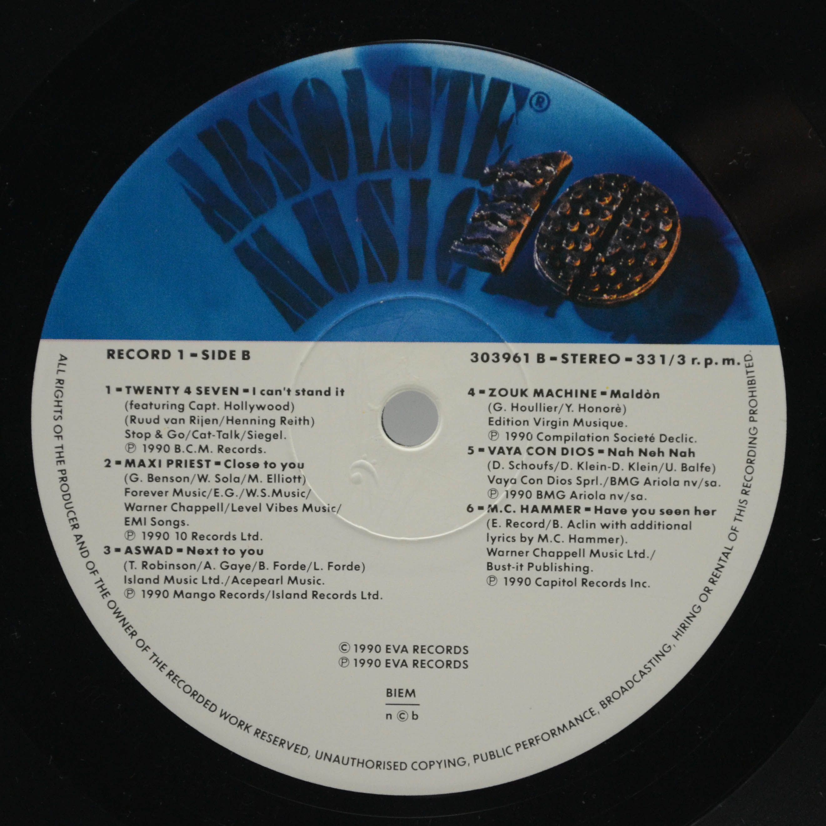 Various — Absolute Music 10 (2LP), 1990