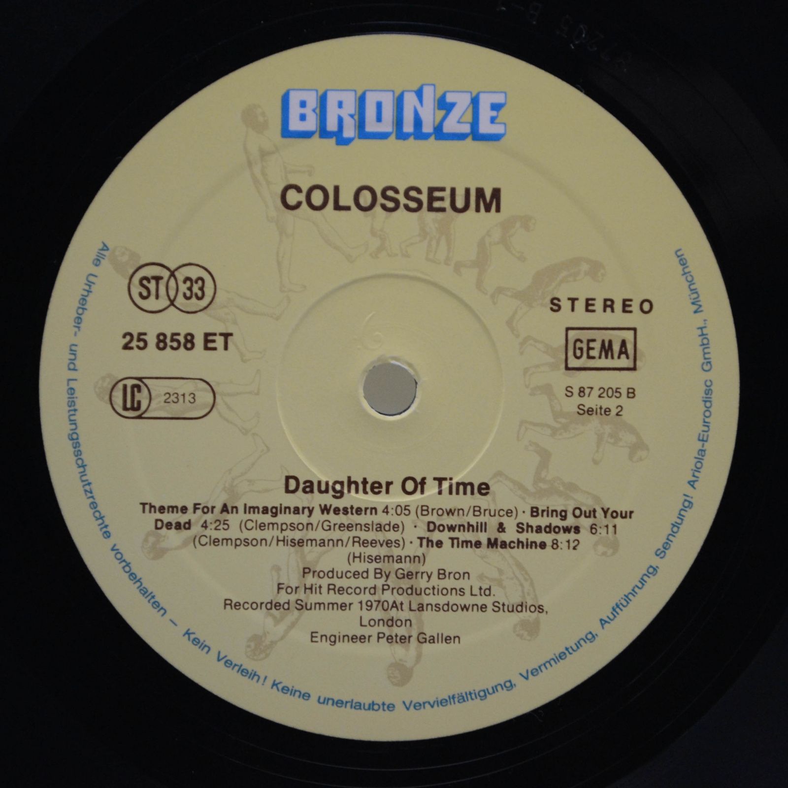 Colosseum — Daughter Of Time, 1970