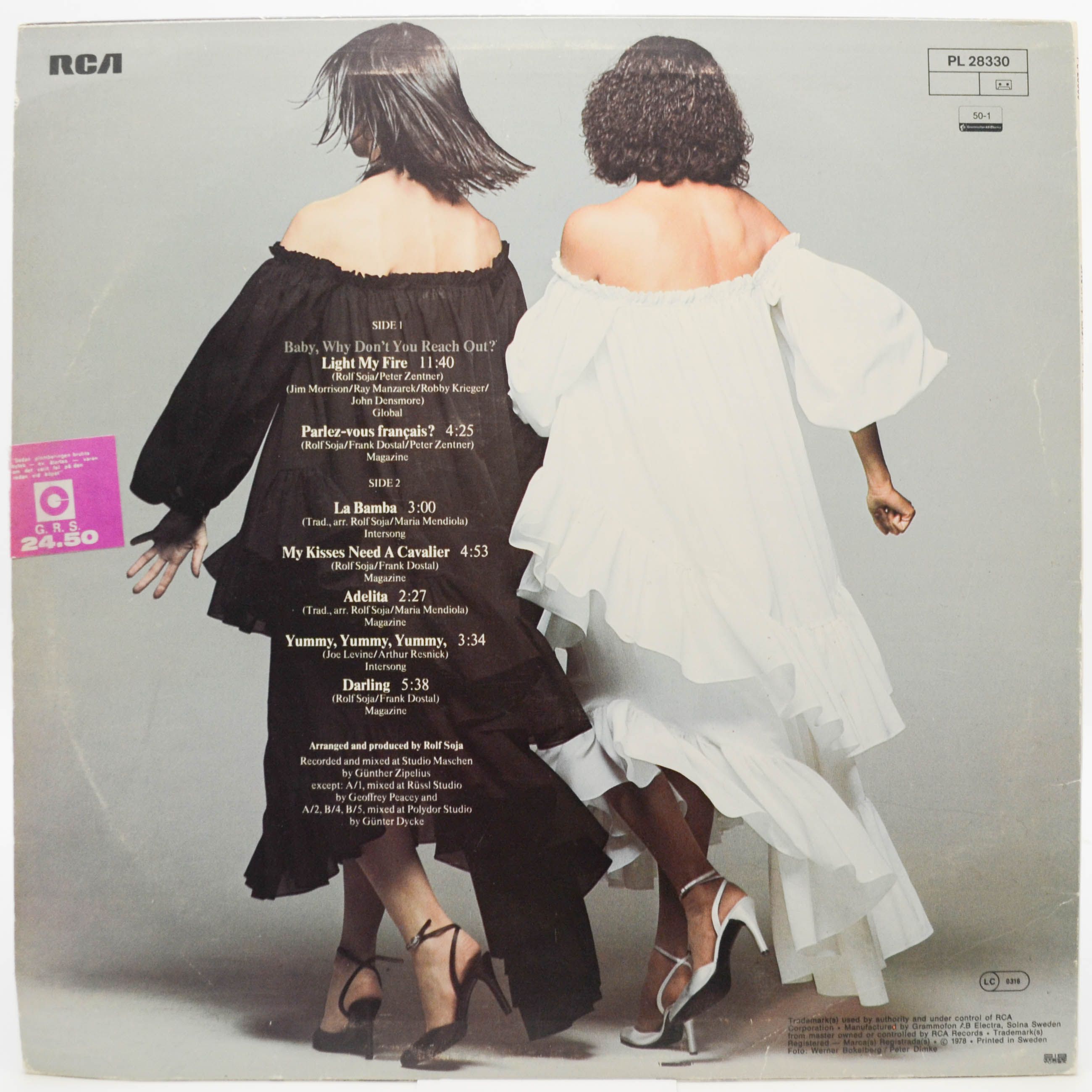 Baccara — Light My Fire, 1978