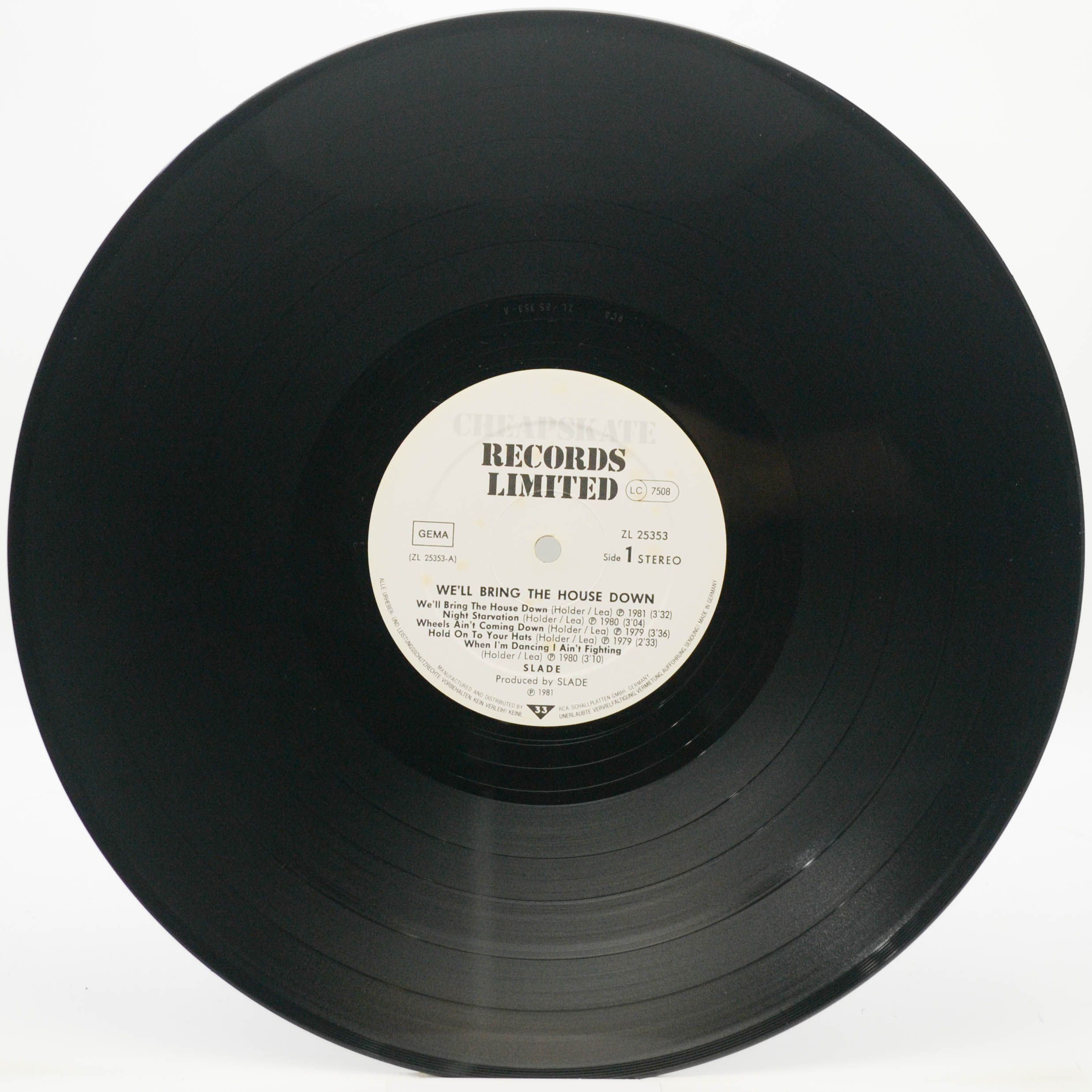 Slade — We'll Bring The House Down, 1981