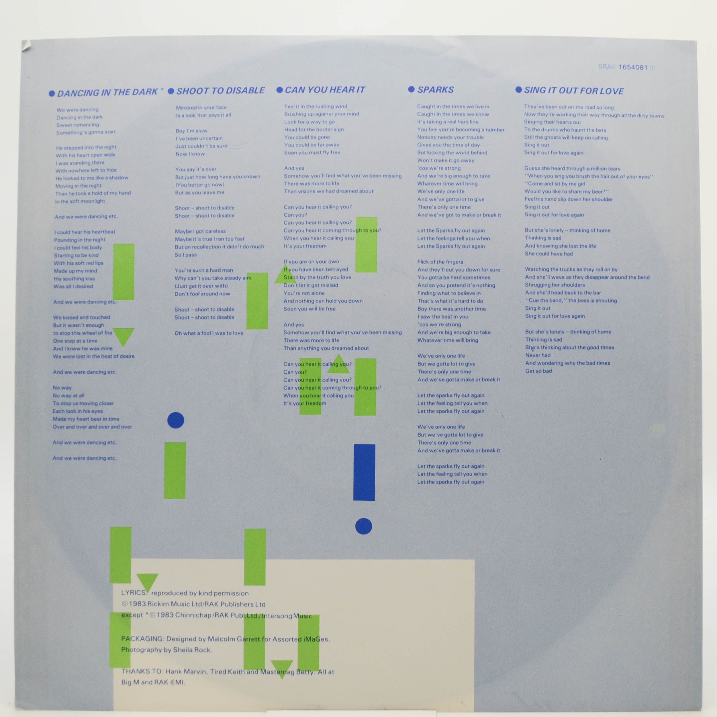 Kim Wilde — Catch As Catch Can, 1983