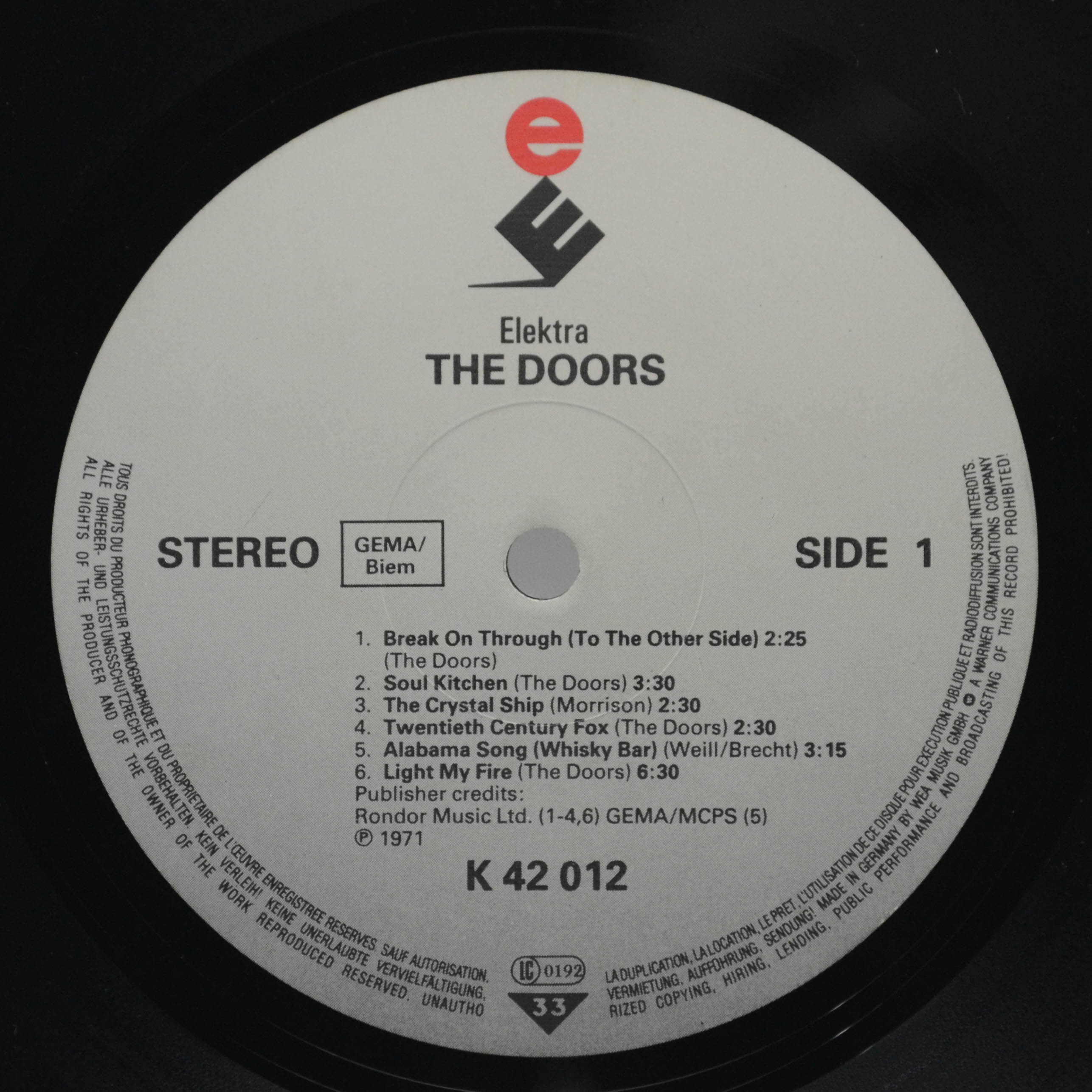 Doors — The Doors, 1967