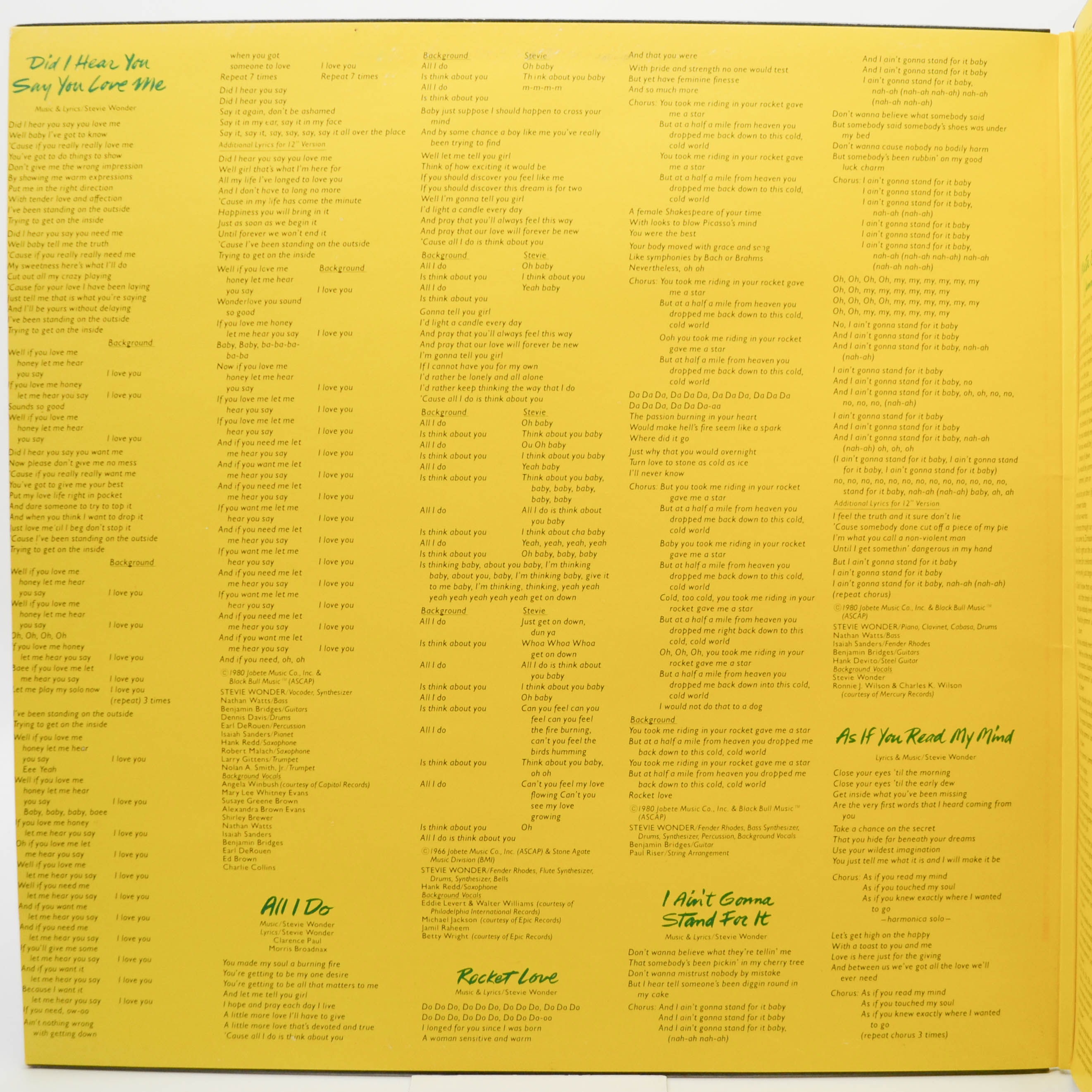 Stevie Wonder — Hotter Than July, 1980