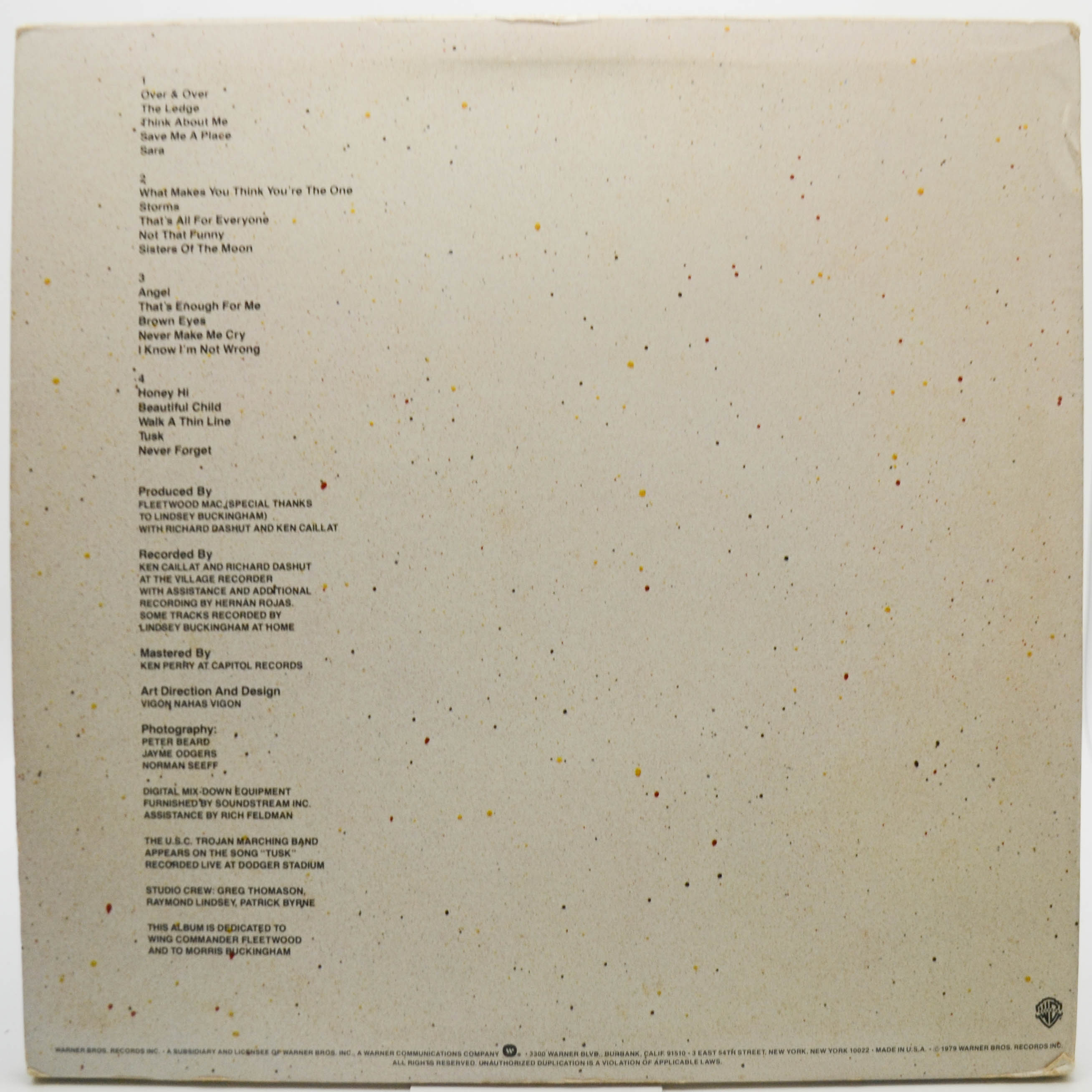 Fleetwood Mac — Tusk (2LP, USA), 1979