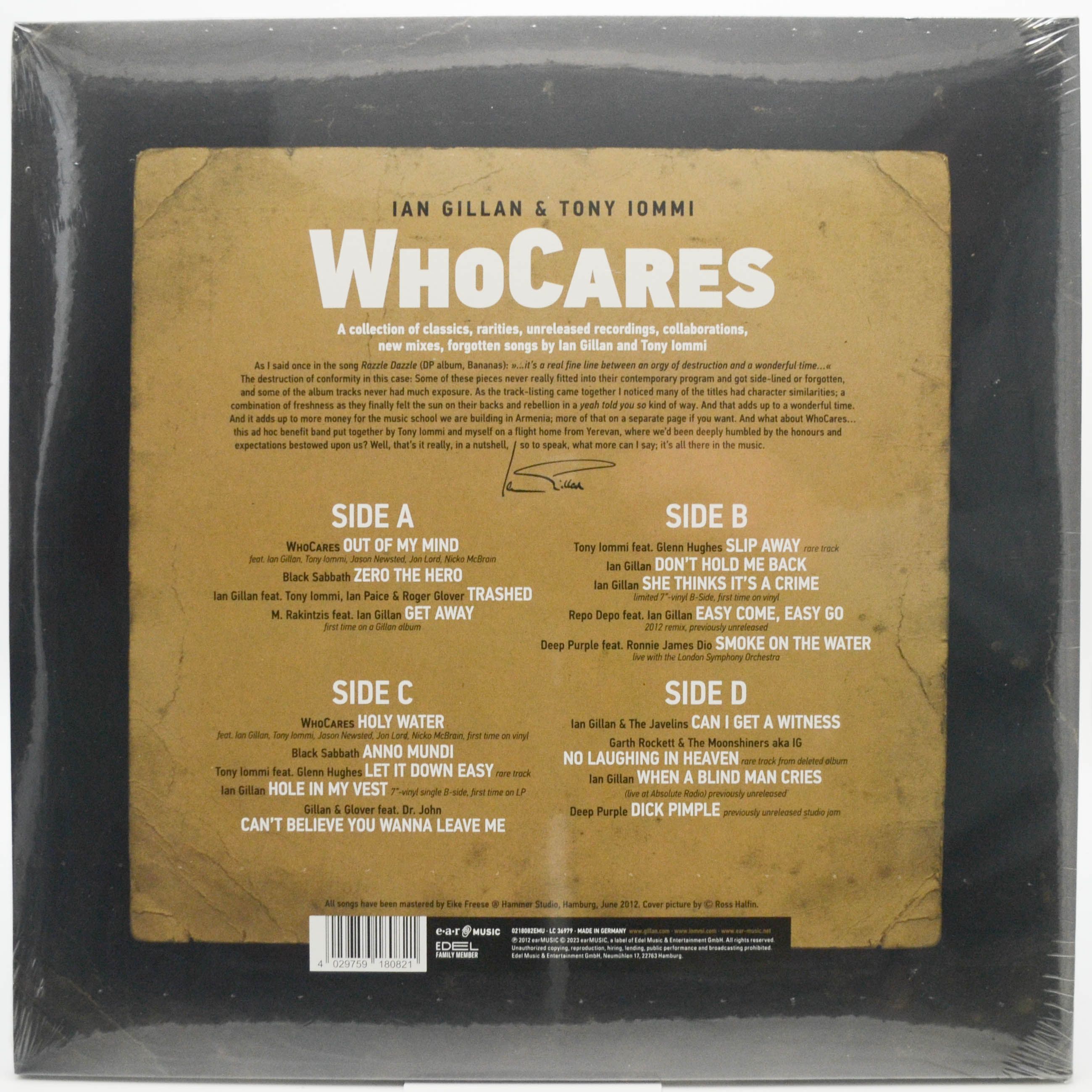 Ian Gillan & Tony Iommi — WhoCares (2LP), 2012
