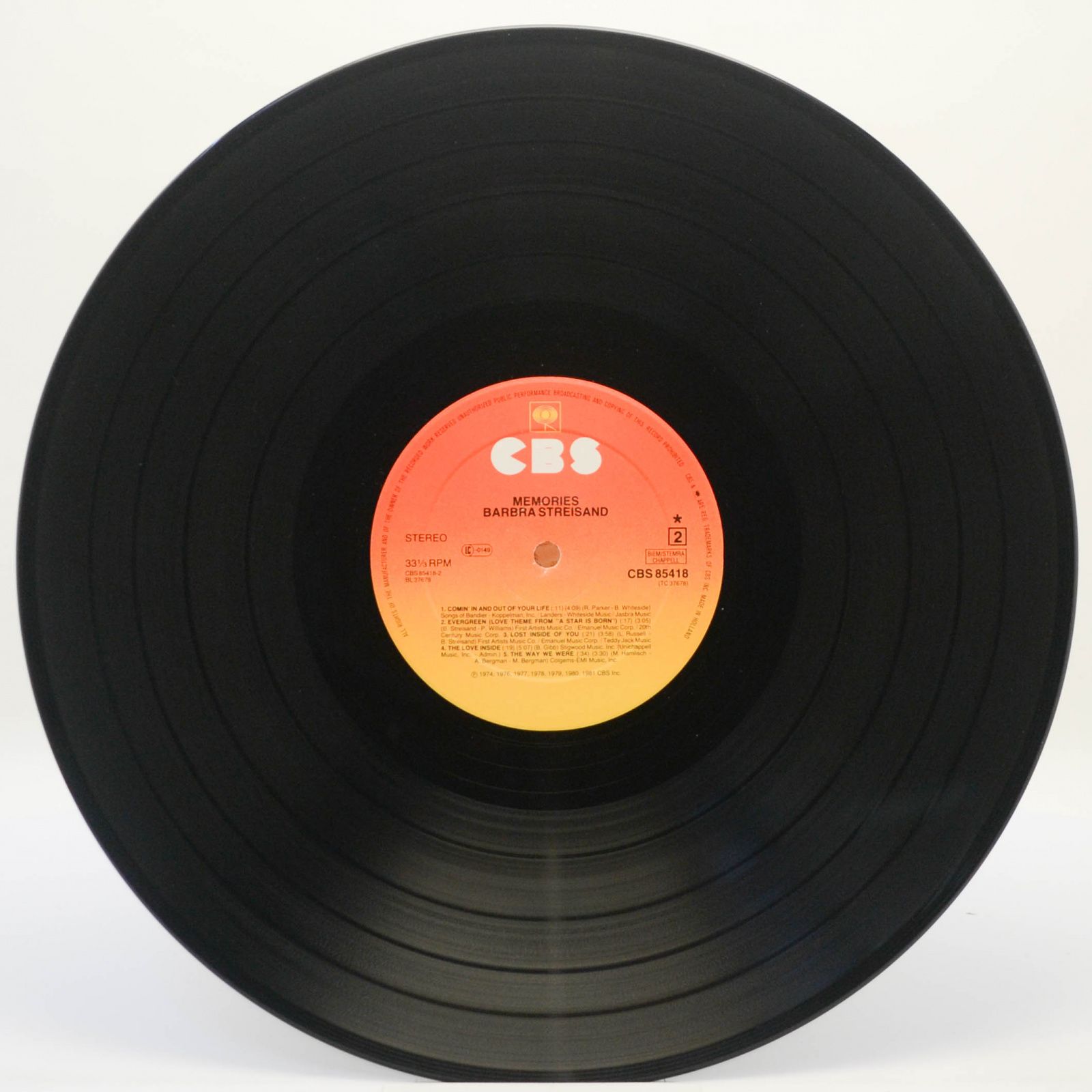 Barbra Streisand — Memories, 1981