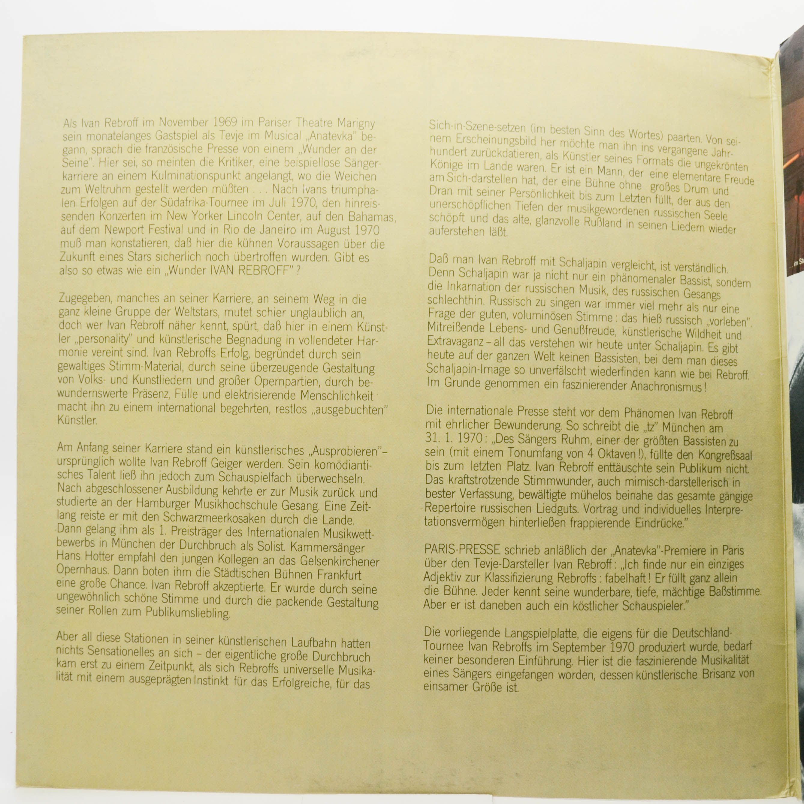 Ivan Rebroff — Kosaken Müssen Reiten, 1970