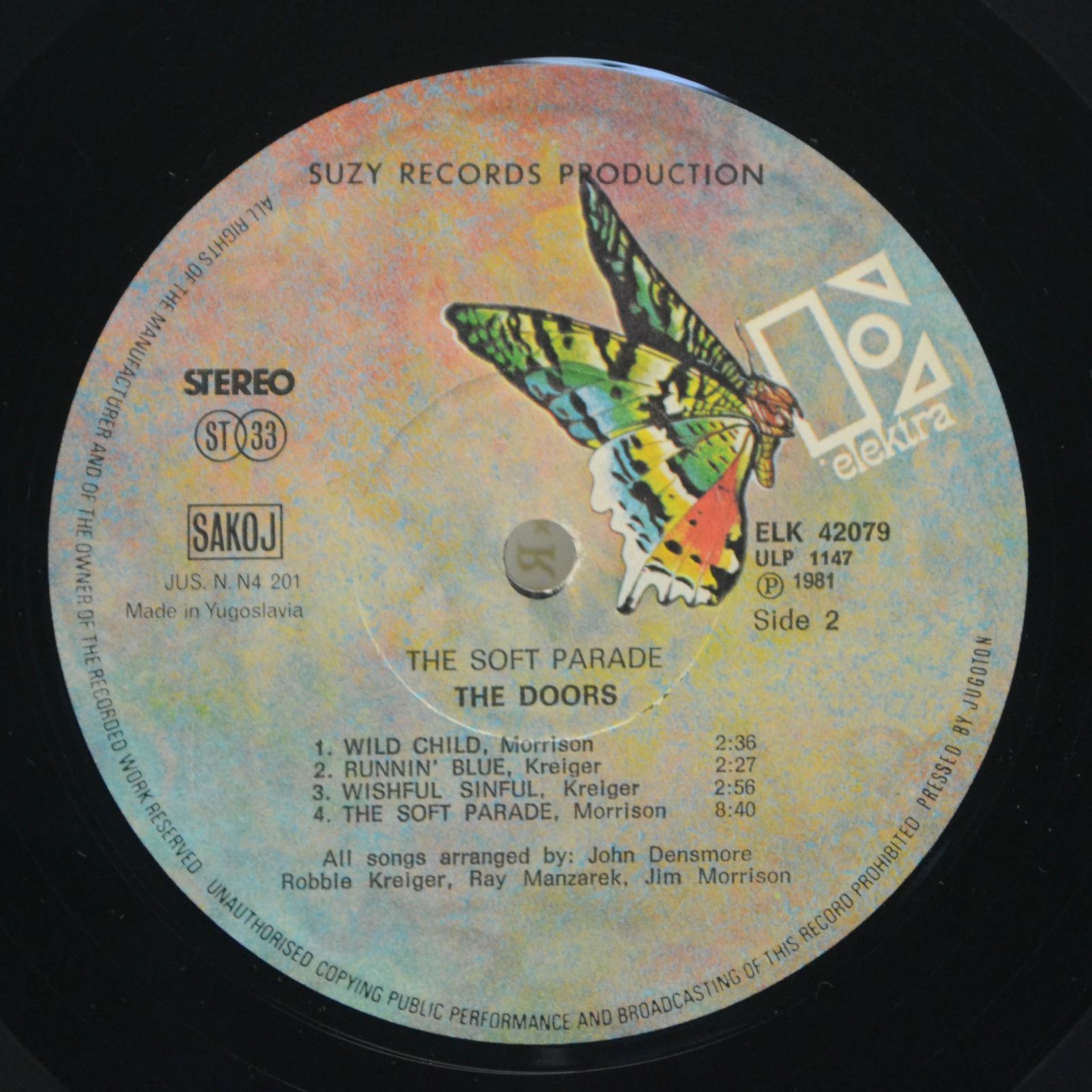 Doors — The Soft Parade, 1969