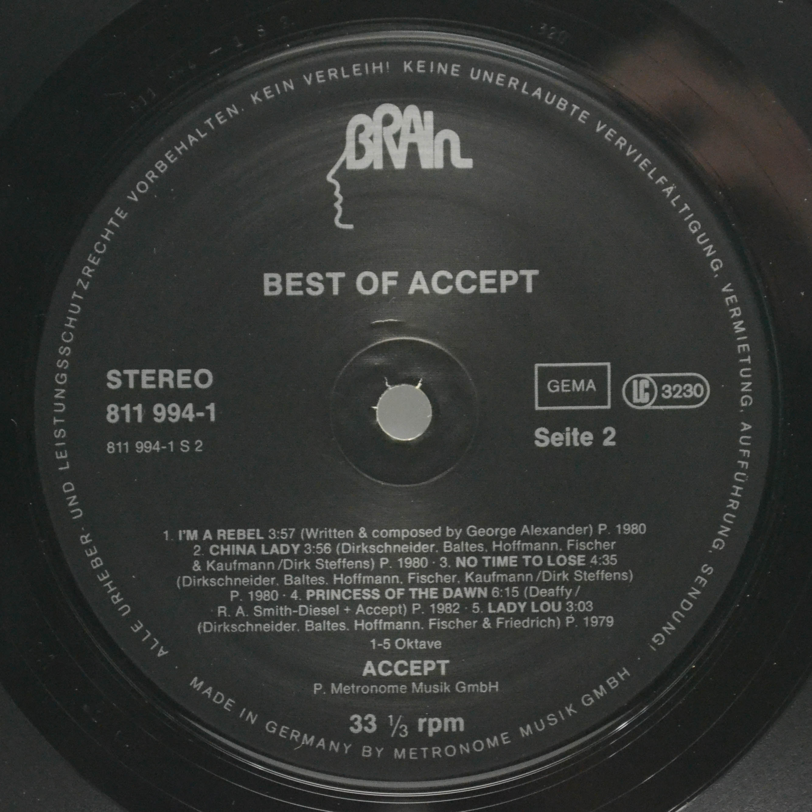 Accept — Best Of Accept, 1983