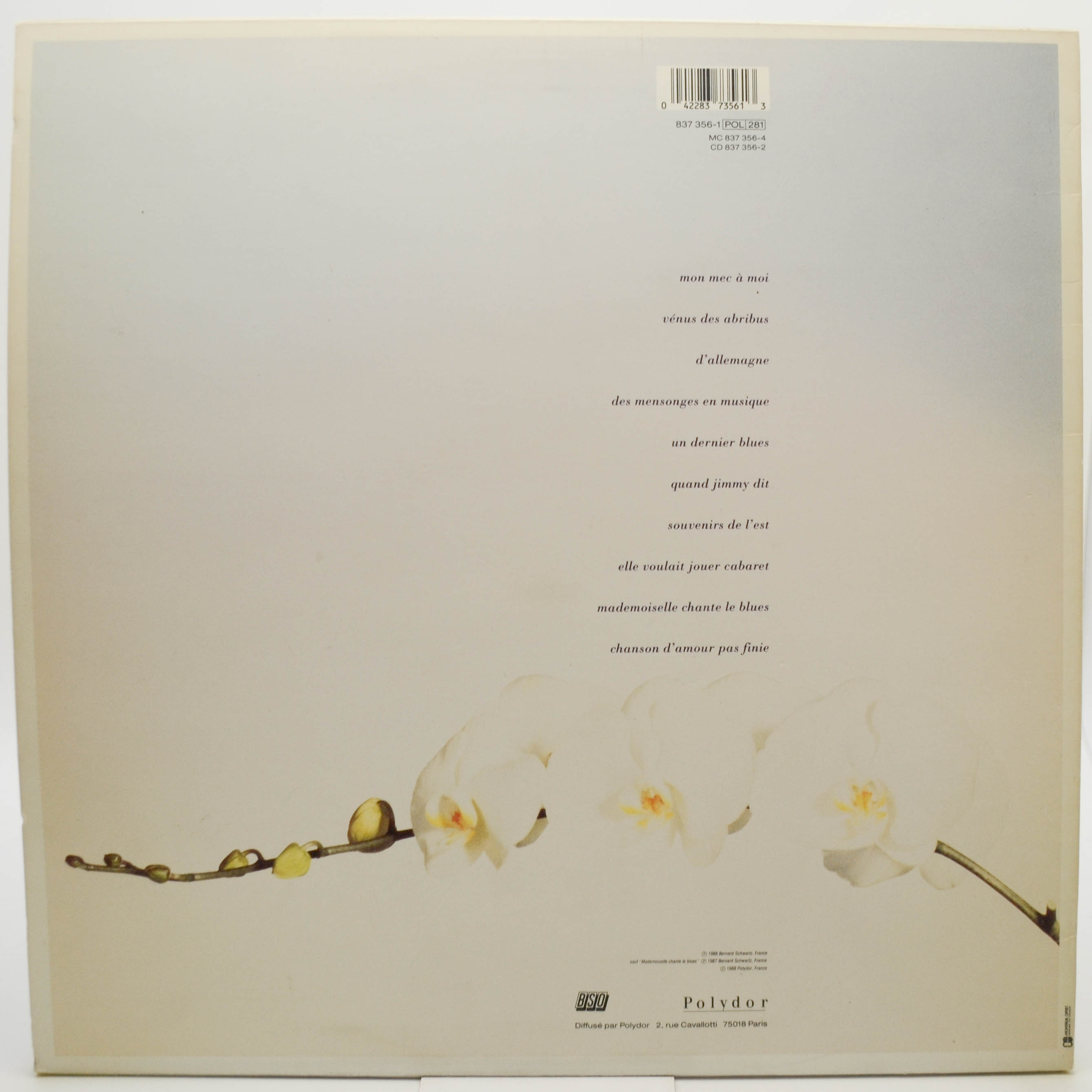 Patricia Kaas — Mademoiselle Chante... (1-st, France), 1988