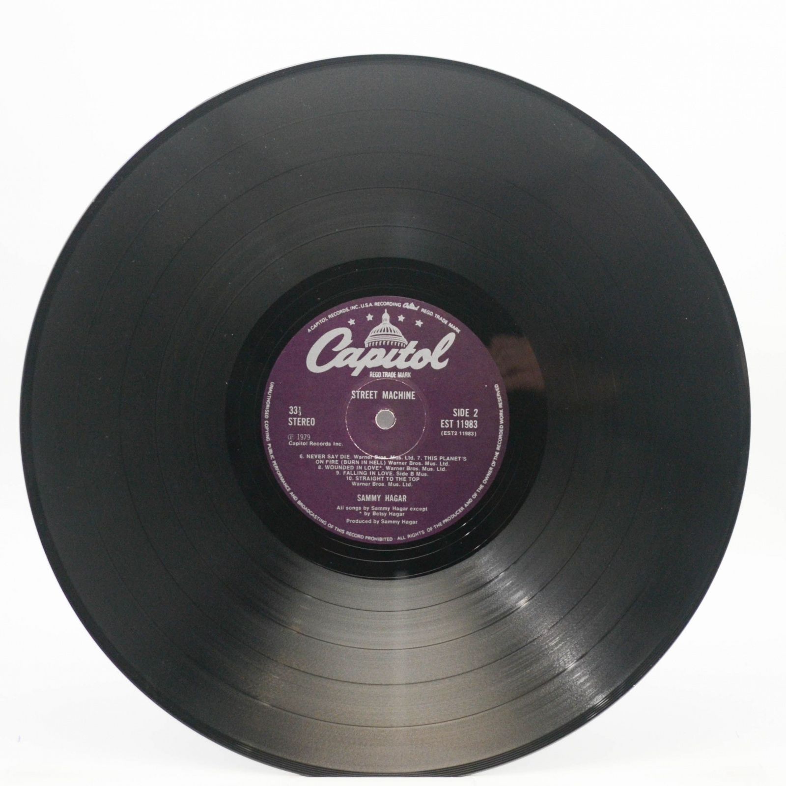 Sammy Hagar — Street Machine (UK), 1979