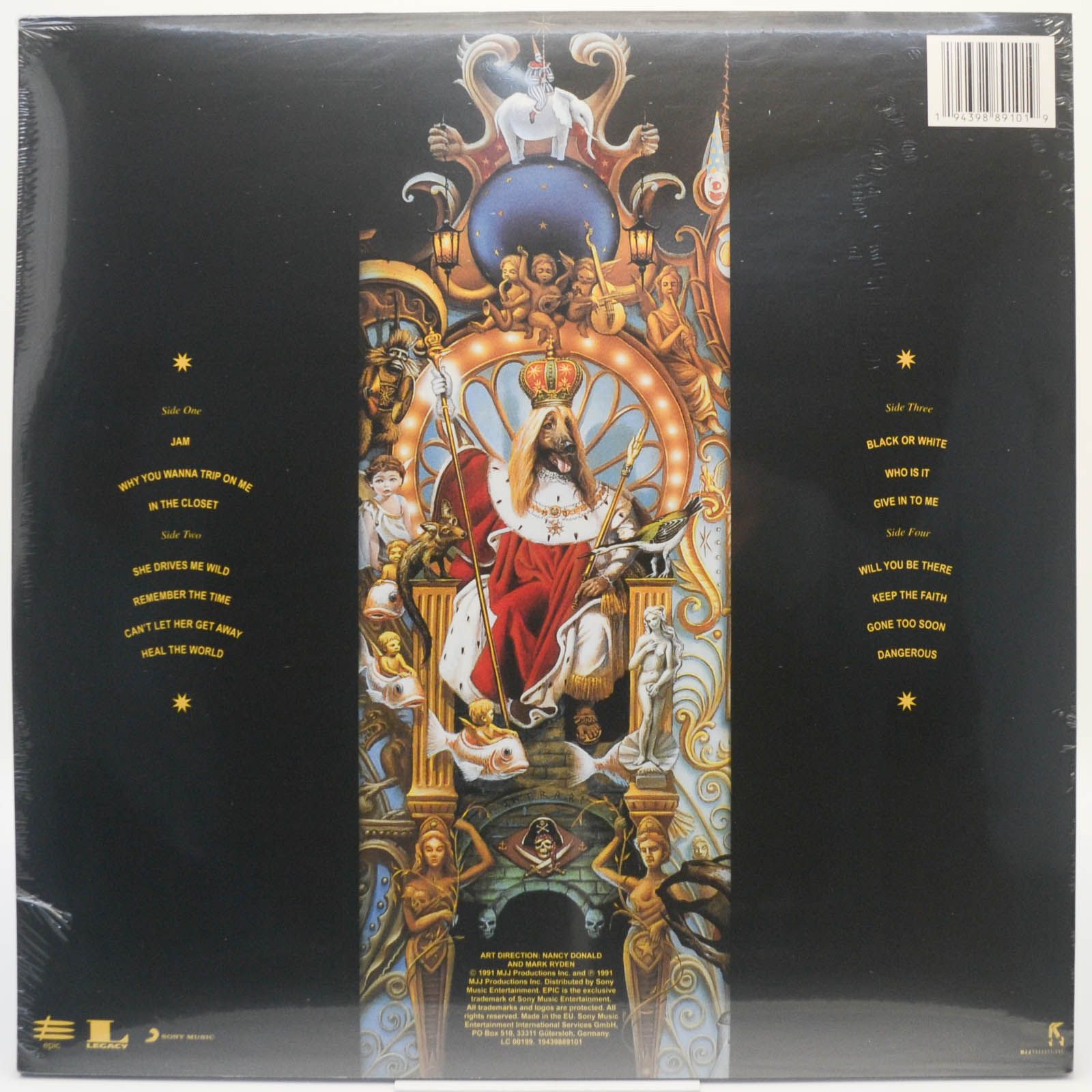 Michael Jackson — Dangerous (2LP), 1991