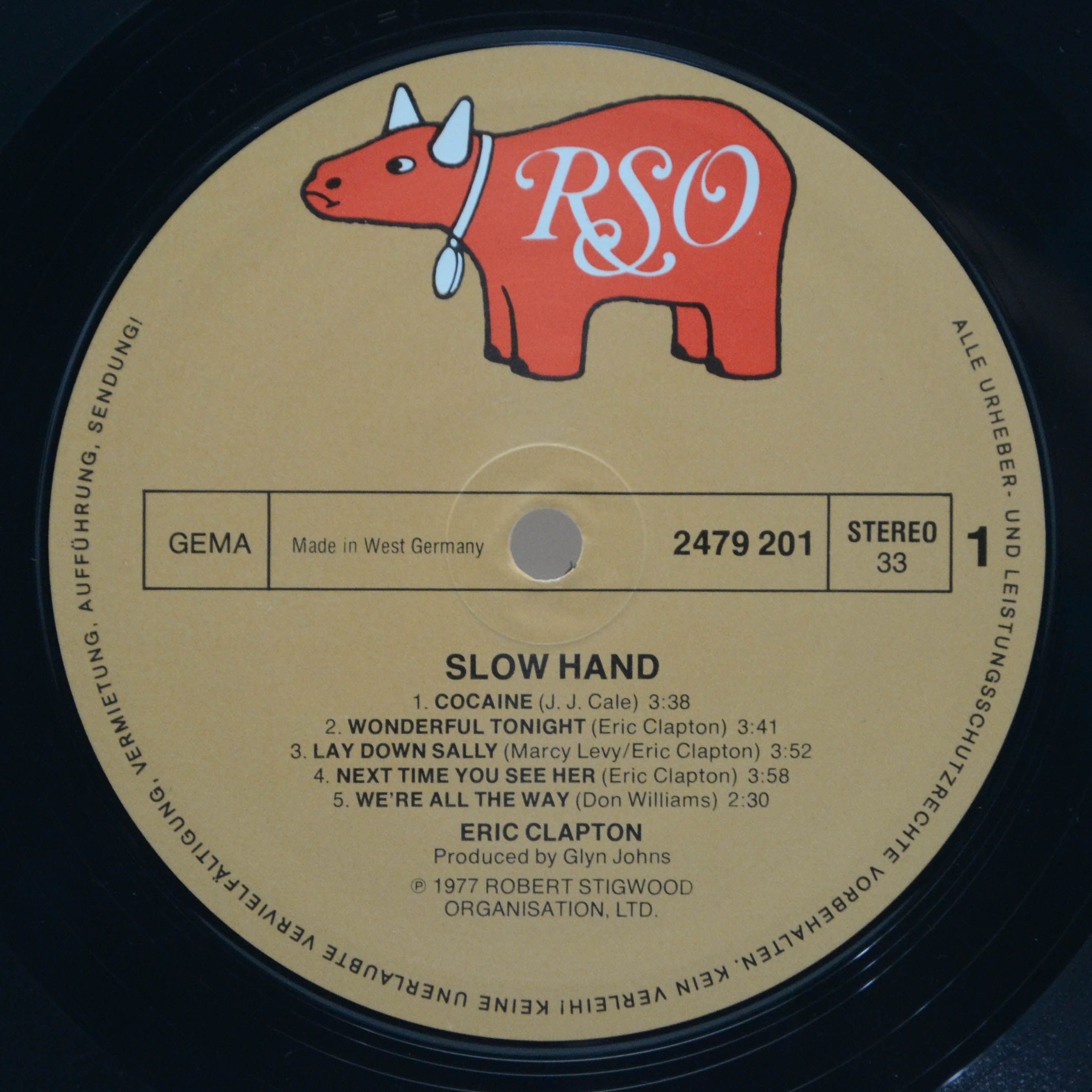 Eric Clapton — Slowhand, 1977