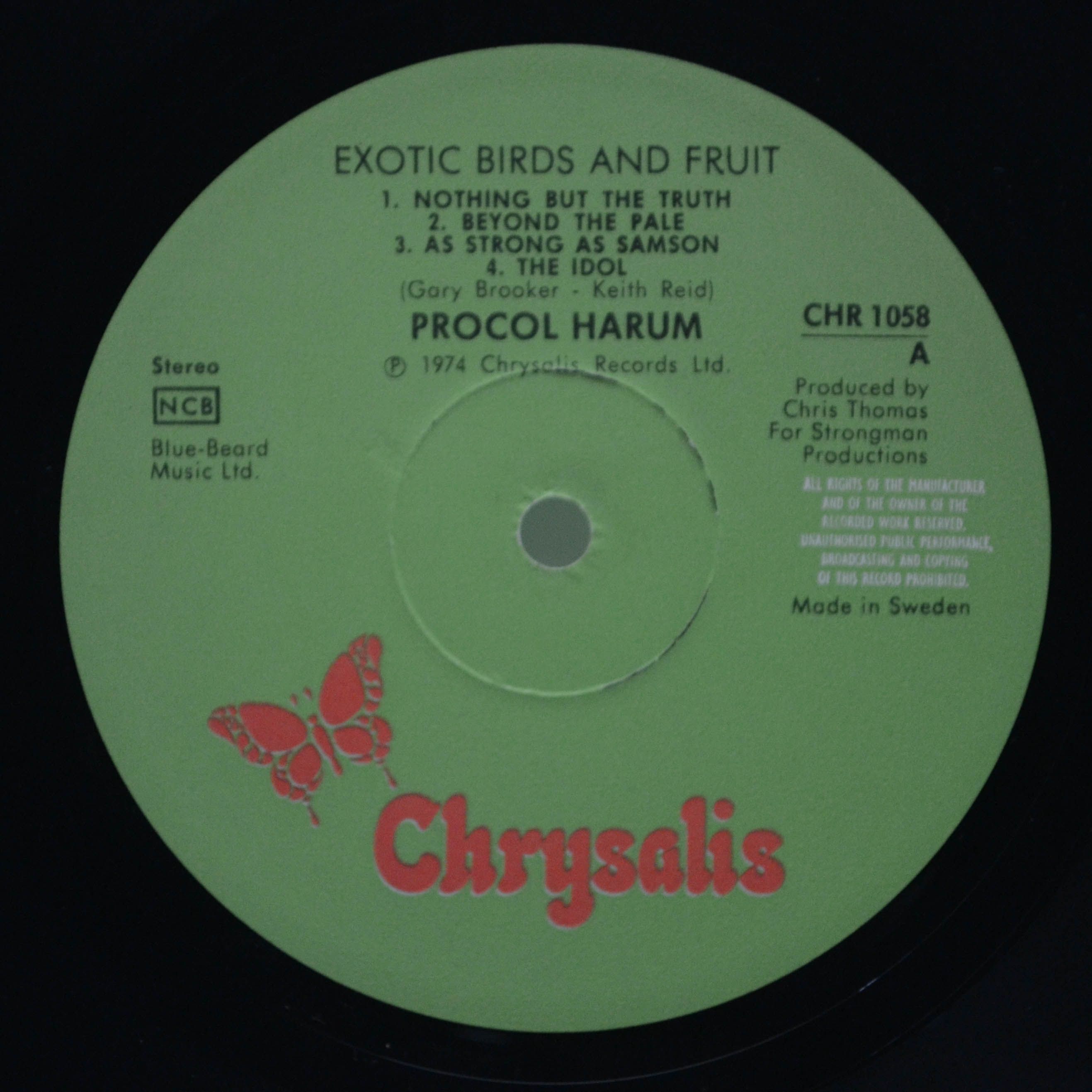 Procol Harum — Exotic Birds And Fruit, 1974
