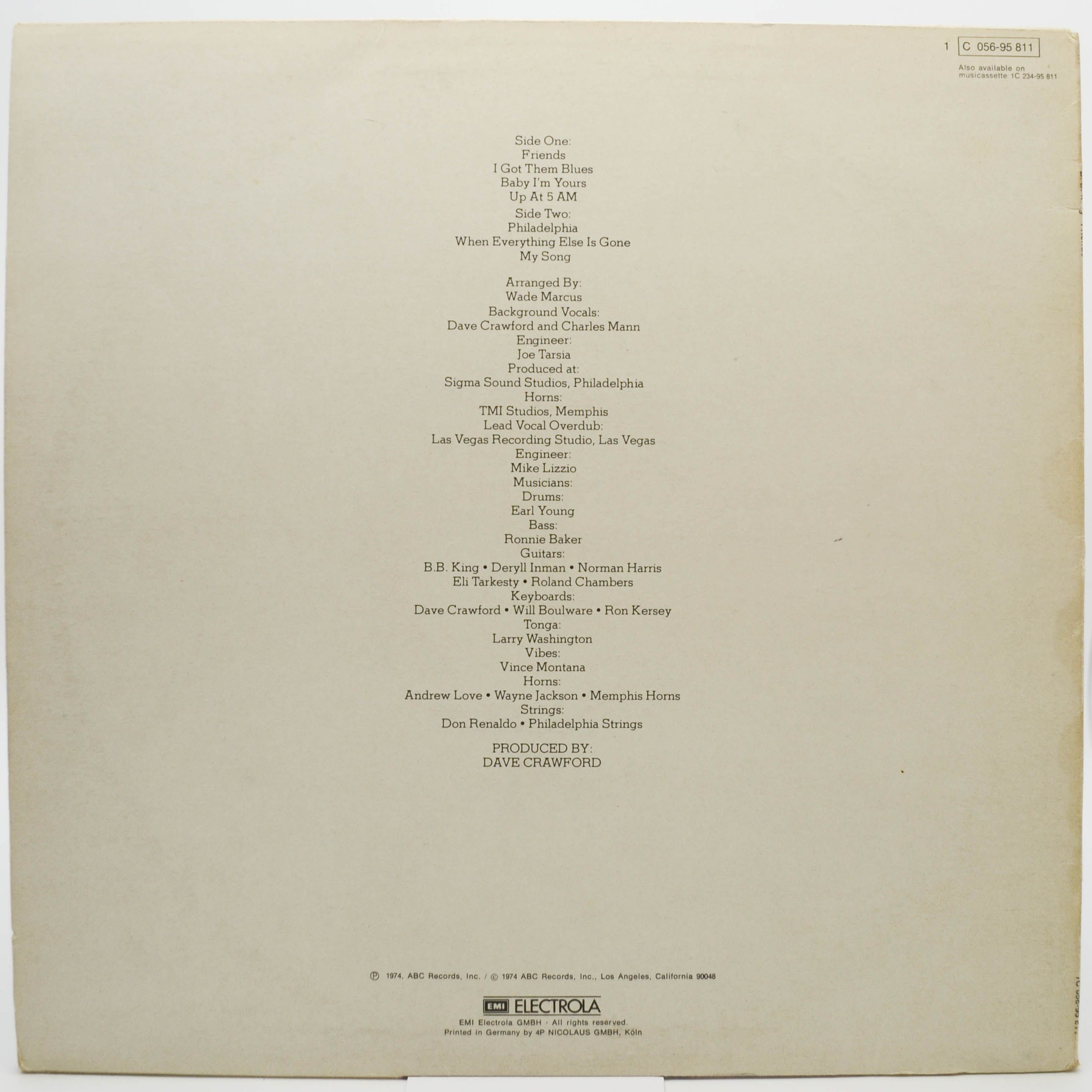 B.B. King — Friends, 1974